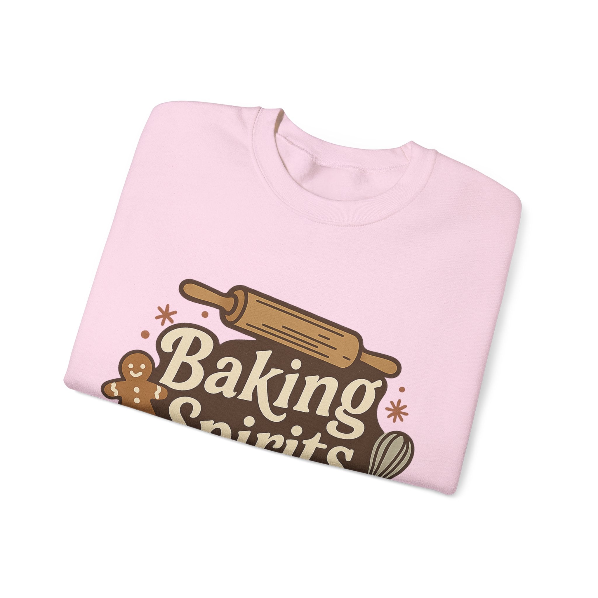 Festive Baking Sweatshirt - Unisex Heavy Blend™, Cozy Crew for the Holidays, Christmas Gift, Baking Enthusiast, Family Gatherings, [...]