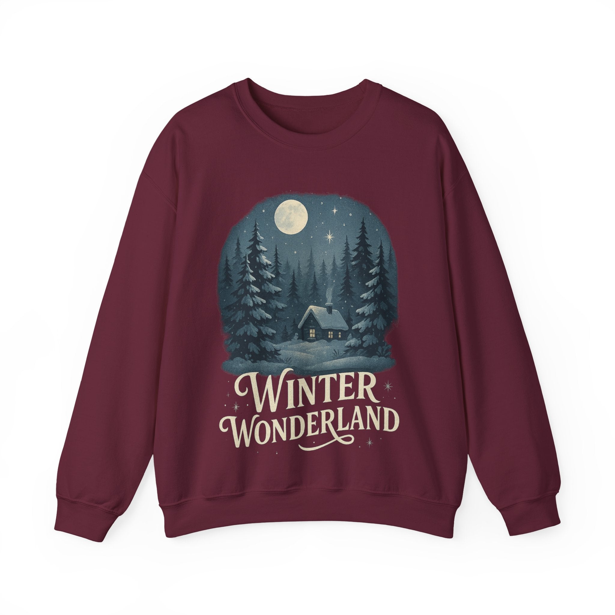 Winter Wonderland Sweatshirt, Cozy Winter Essentials, Holiday Gift, Christmas Sweater, Unisex Warm Crewneck