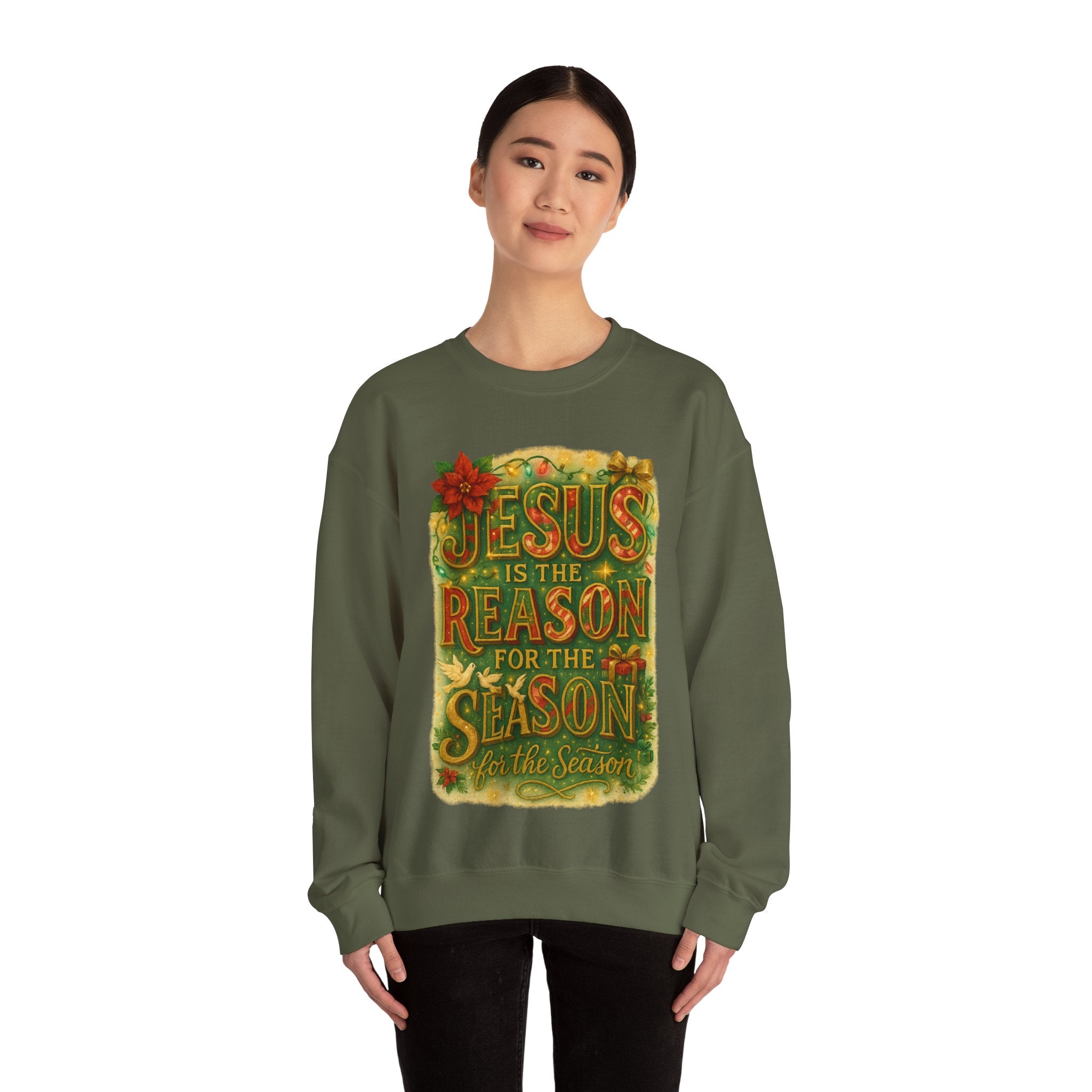 Unisex Heavy Blend™ Crewneck Sweatshirt – Soft, Durable & Print-Friendly | Everyday Comfort | Sustainable Cotton Blend