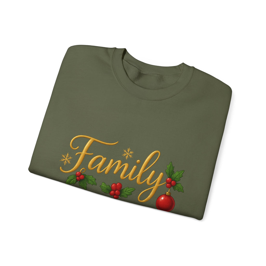 Family Christmas Crewneck Sweatshirt | Cozy Holiday Sweater, Family Gathering Gift, Matching Christmas Outfits, Winter Apparel, [...]