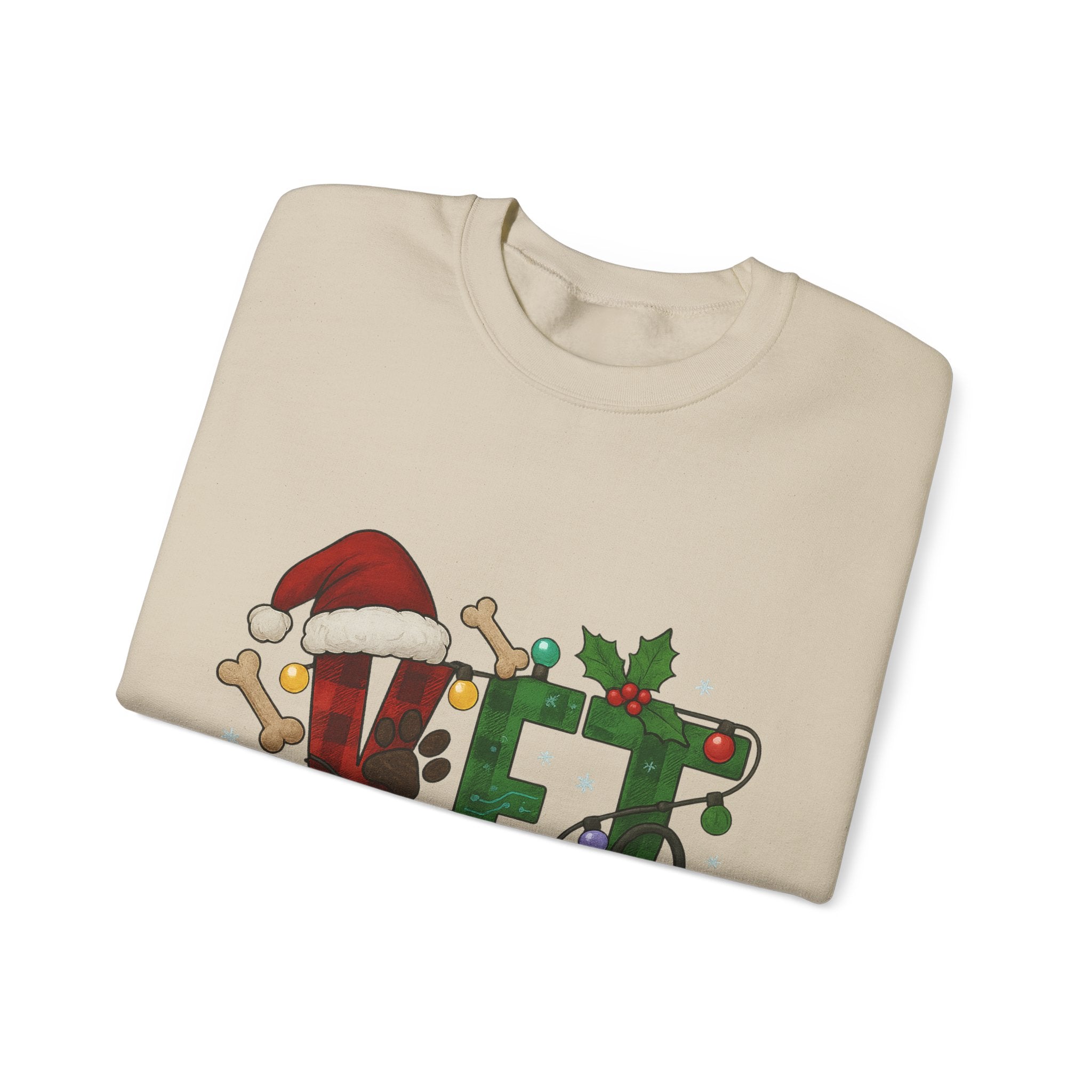 Holiday Vet Sweatshirt - Festive Veterinary Crewneck, Perfect for Animal Lovers, Christmas Gift, Cozy Winter Apparel, Pet Care