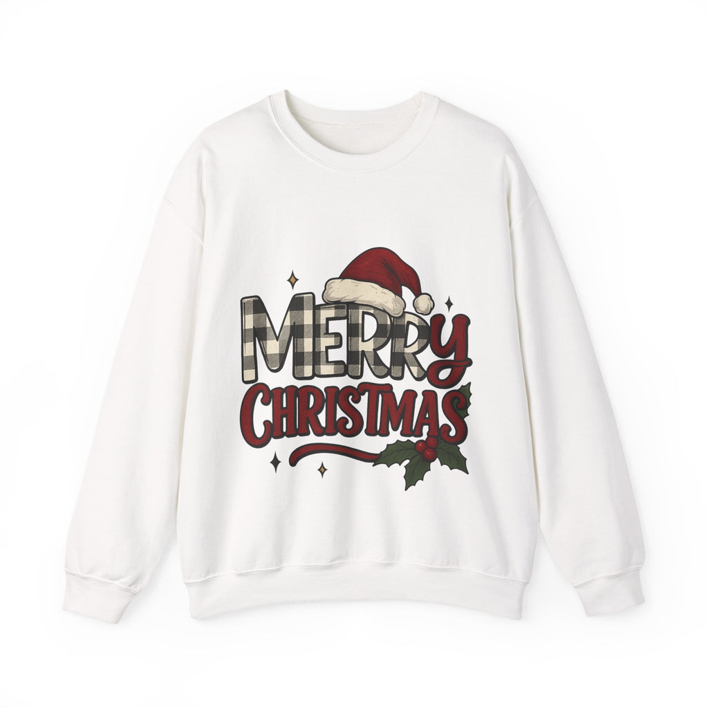 Merry Christmas Crewneck Sweatshirt, Holiday Apparel, Unisex Sweatshirt, Cozy Christmas Gift, Winter Fashion, Festive Wear
