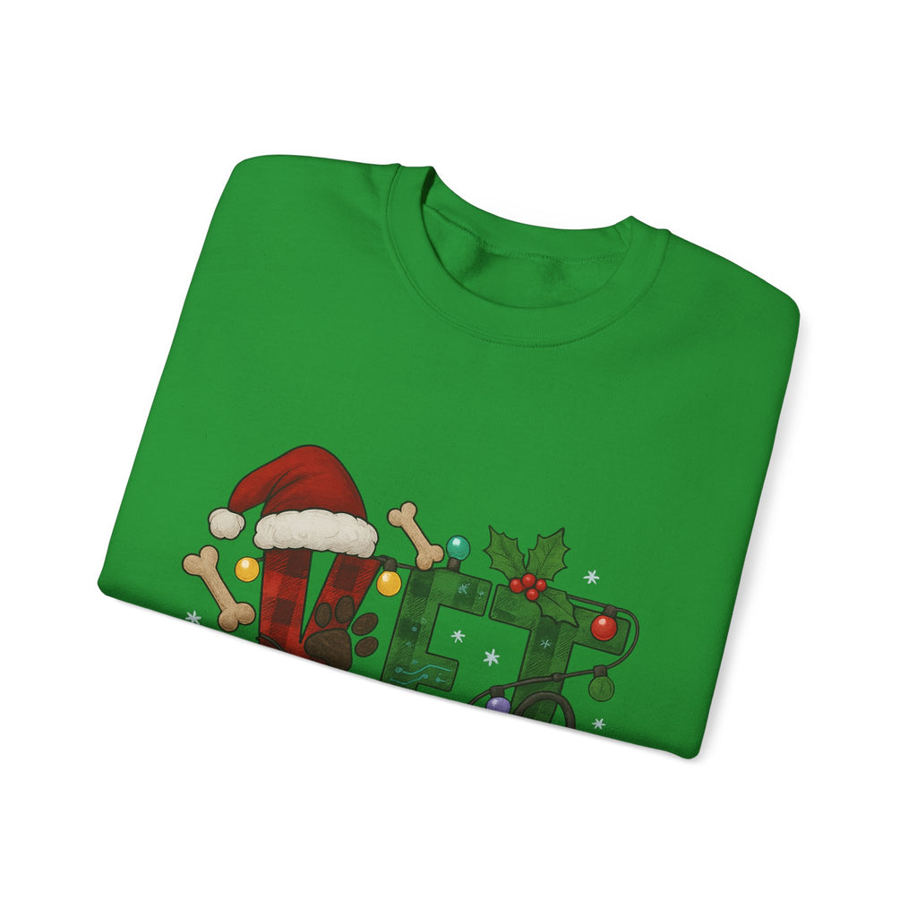 Holiday Vet Sweatshirt - Festive Veterinary Crewneck, Perfect for Animal Lovers, Christmas Gift, Cozy Winter Apparel, Pet Care