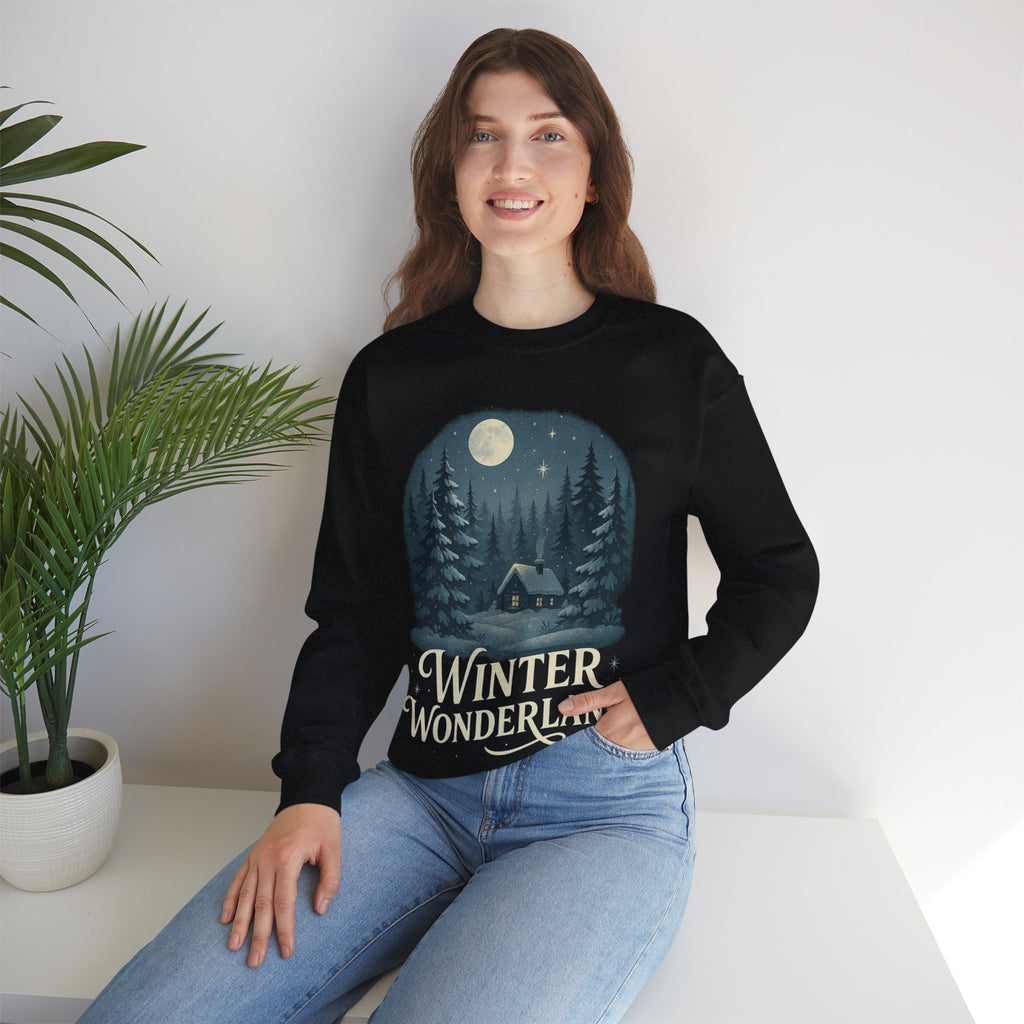 Winter Wonderland Sweatshirt, Cozy Winter Essentials, Holiday Gift, Christmas Sweater, Unisex Warm Crewneck