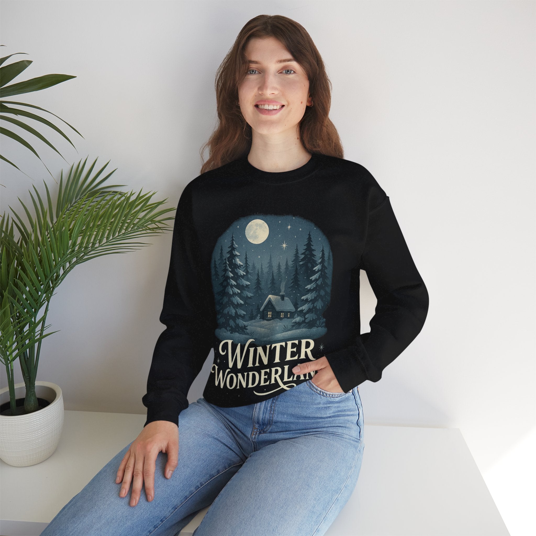Winter Wonderland Sweatshirt, Cozy Winter Essentials, Holiday Gift, Christmas Sweater, Unisex Warm Crewneck