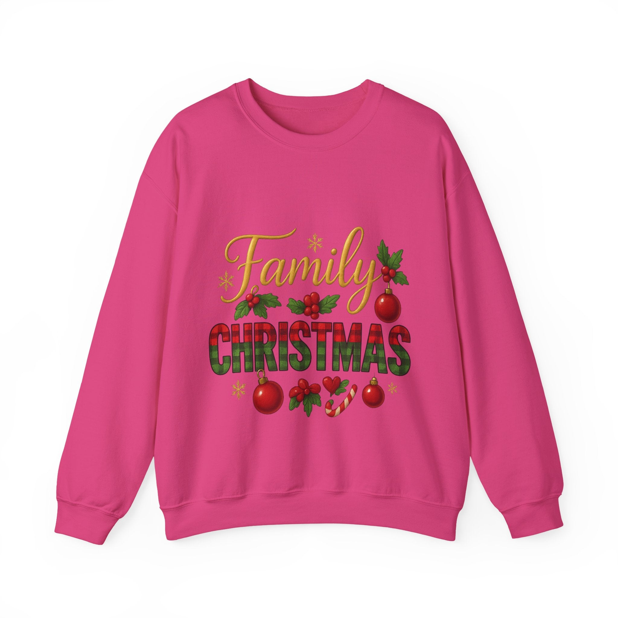 Family Christmas Crewneck Sweatshirt | Cozy Holiday Sweater, Family Gathering Gift, Matching Christmas Outfits, Winter Apparel, [...]