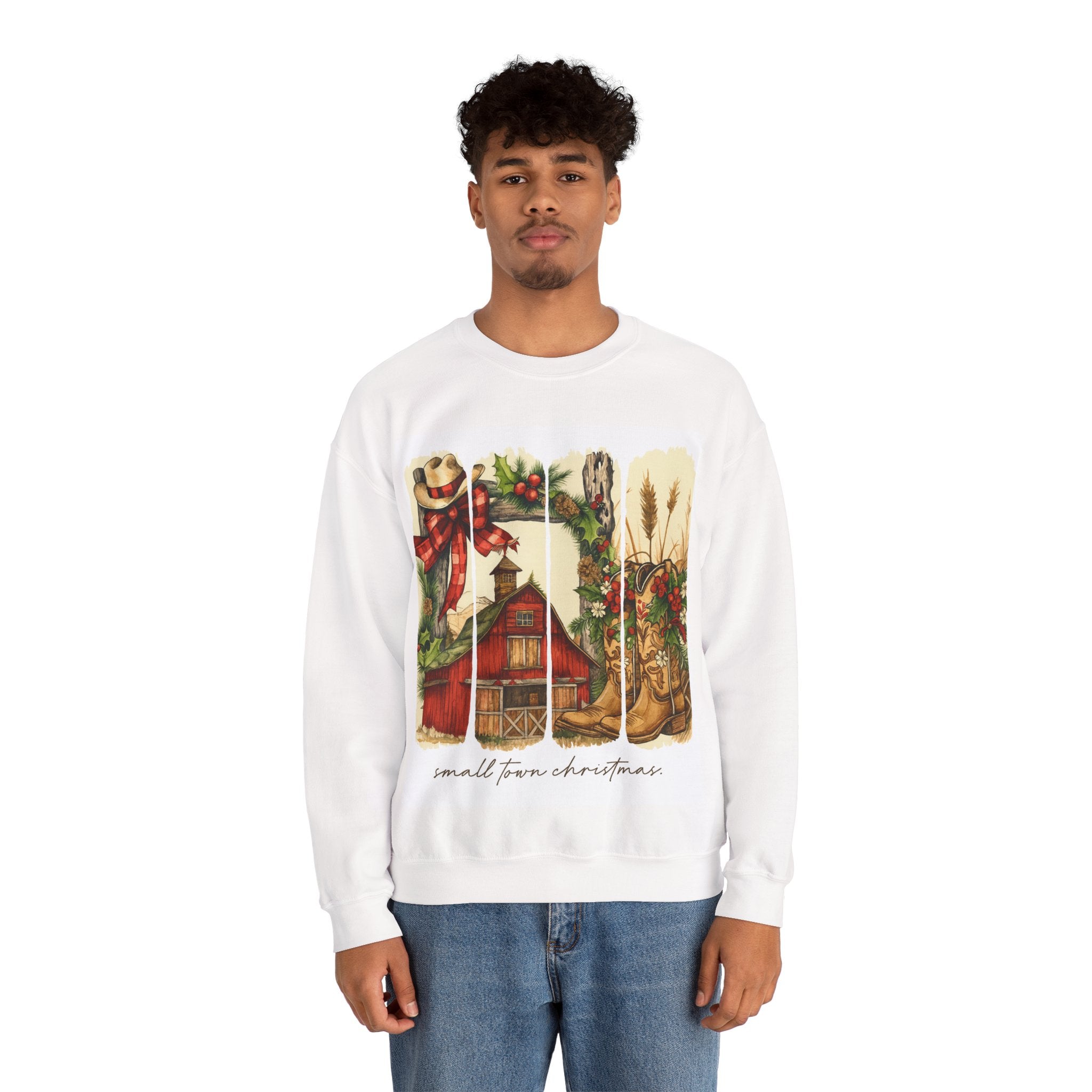 Cozy Christmas Crewneck Sweatshirt – Unisex Holiday Pullover, Festive Winter Apparel, Thoughtful Christmas Gift for Friends & Family