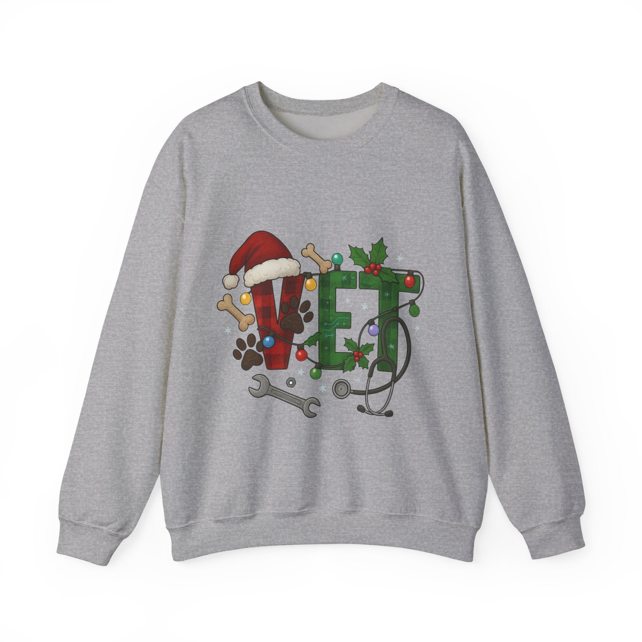 Holiday Vet Sweatshirt - Festive Veterinary Crewneck, Perfect for Animal Lovers, Christmas Gift, Cozy Winter Apparel, Pet Care