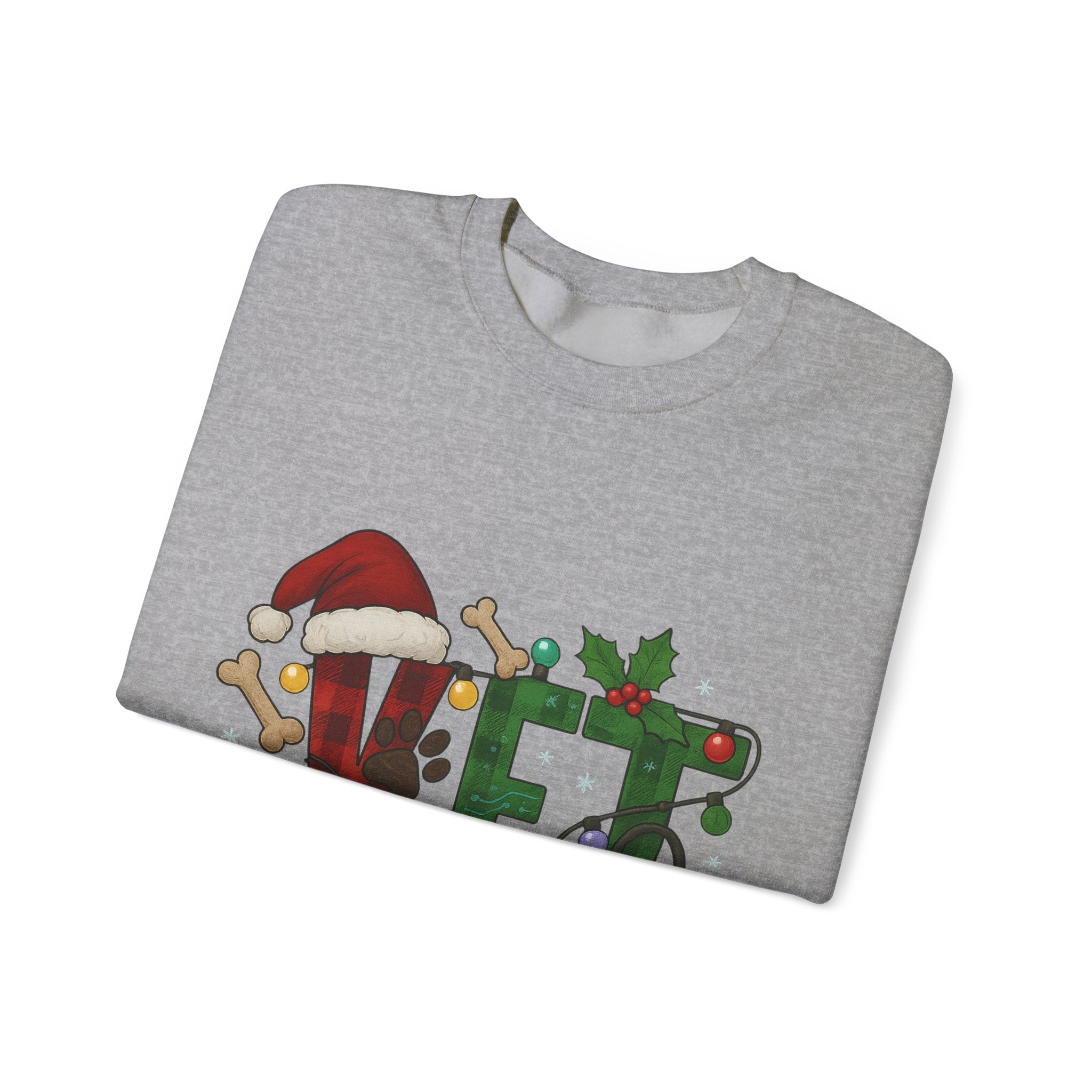 Holiday Vet Sweatshirt - Festive Veterinary Crewneck, Perfect for Animal Lovers, Christmas Gift, Cozy Winter Apparel, Pet Care