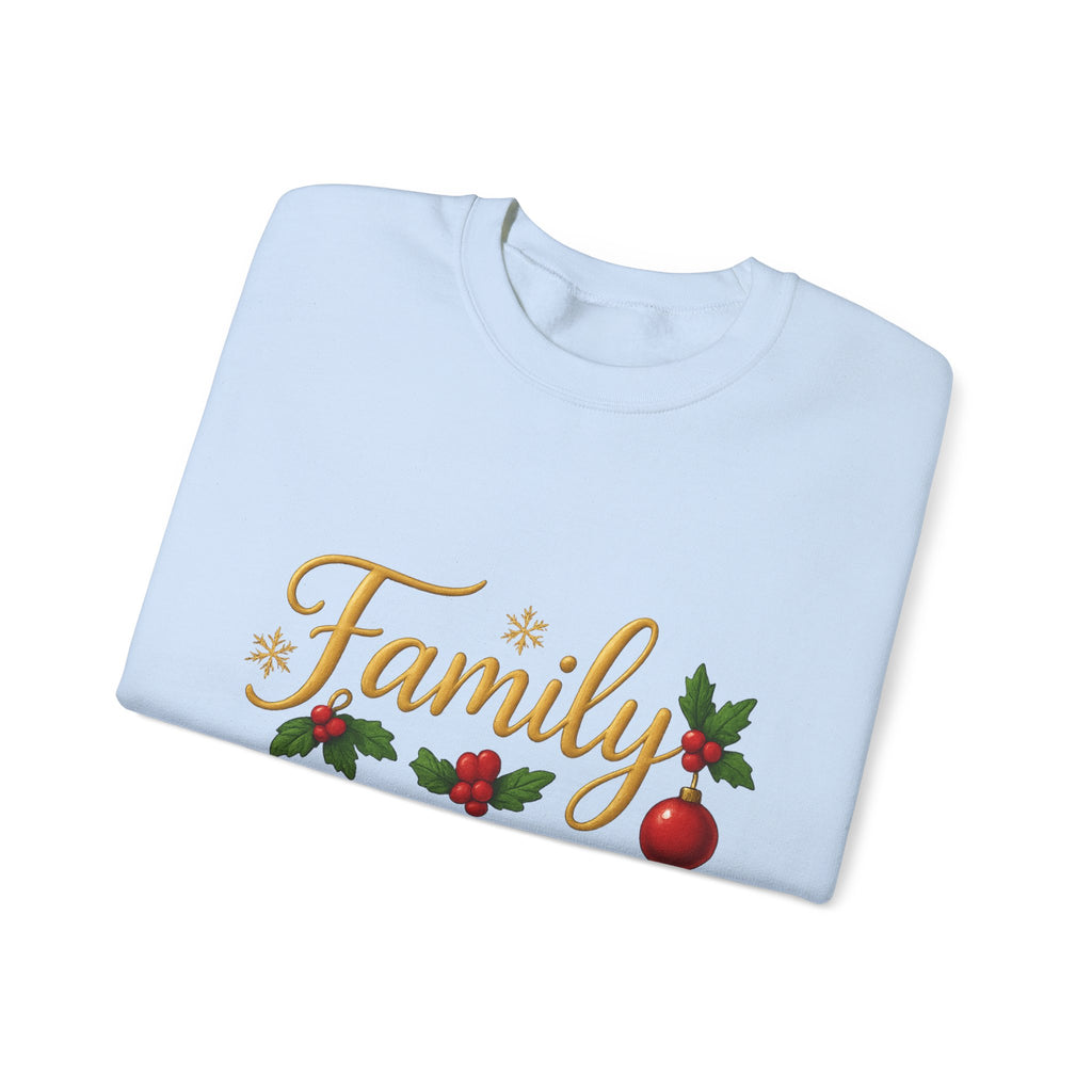 Family Christmas Crewneck Sweatshirt | Cozy Holiday Sweater, Family Gathering Gift, Matching Christmas Outfits, Winter Apparel, [...]