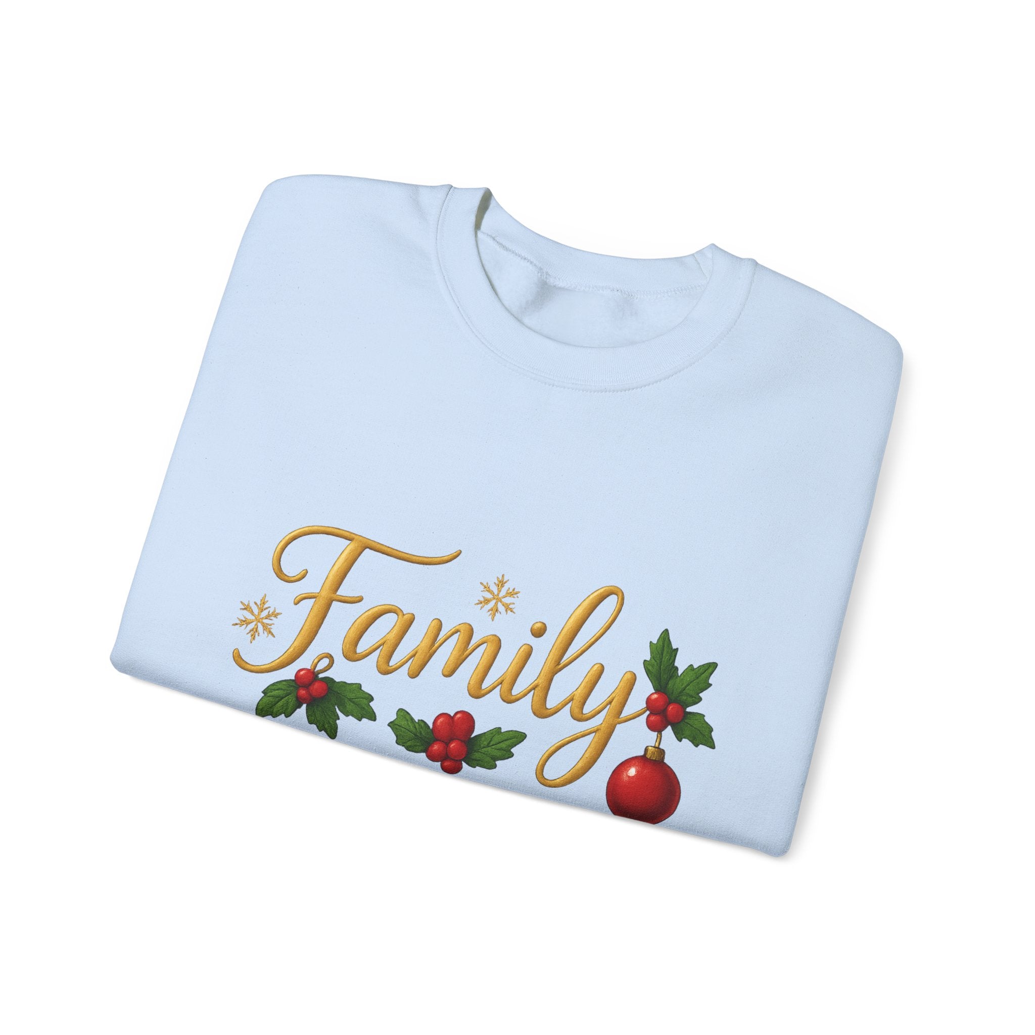 Family Christmas Crewneck Sweatshirt | Cozy Holiday Sweater, Family Gathering Gift, Matching Christmas Outfits, Winter Apparel, [...]