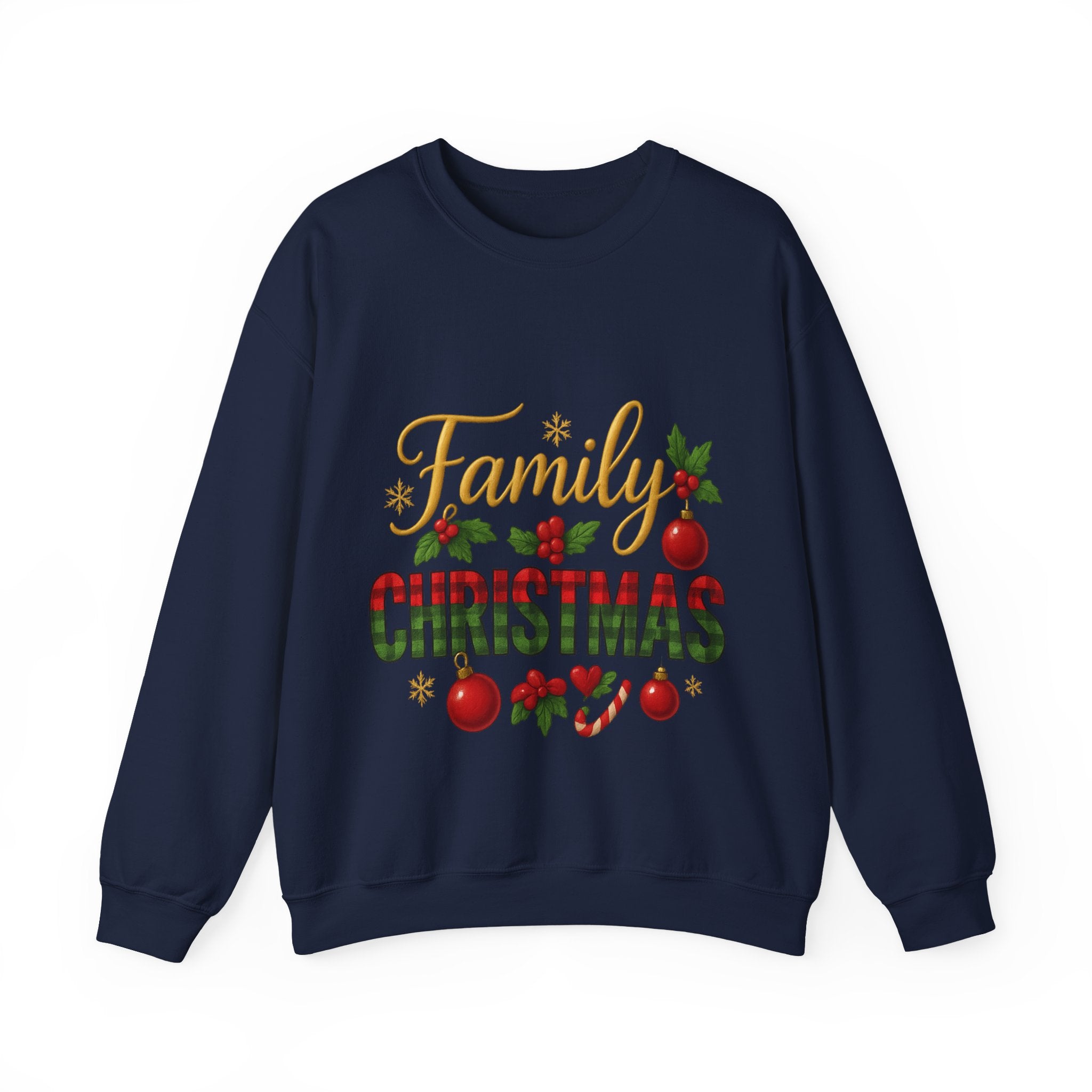 Family Christmas Crewneck Sweatshirt | Cozy Holiday Sweater, Family Gathering Gift, Matching Christmas Outfits, Winter Apparel, [...]