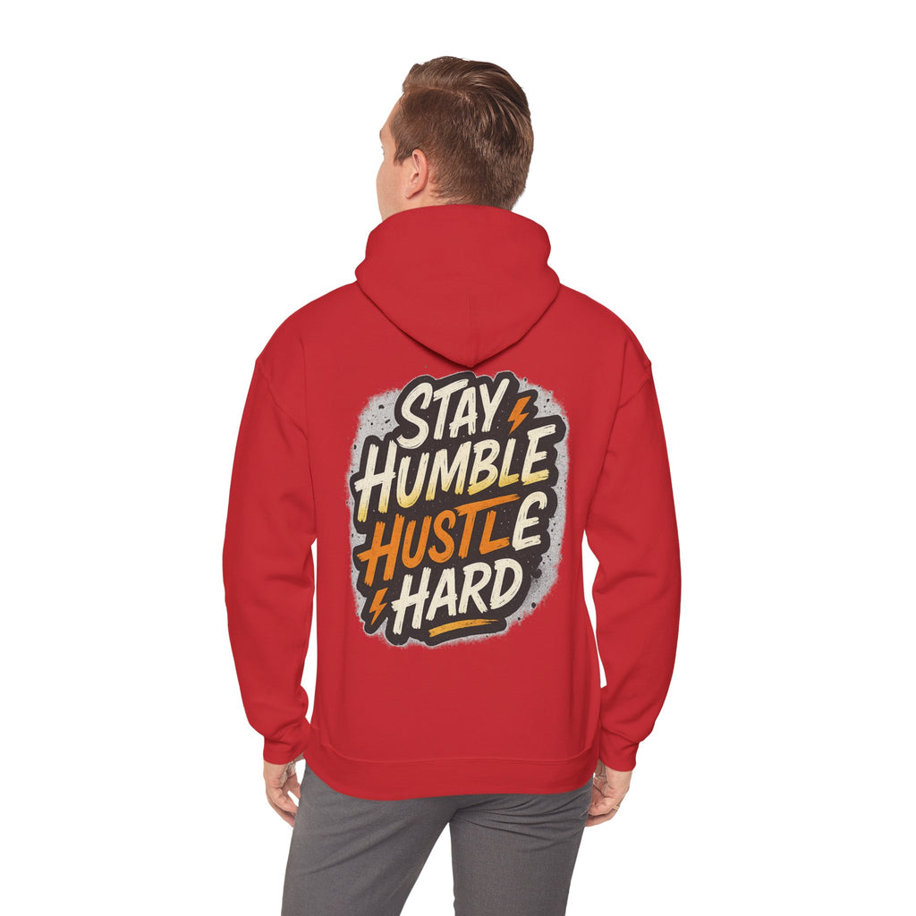 Stay Humble Hustle Hard Hoodie – Inspirational Unisex Sweatshirt, Motivational Apparel, Cozy Hoodie Gift for Students & Go-Getters