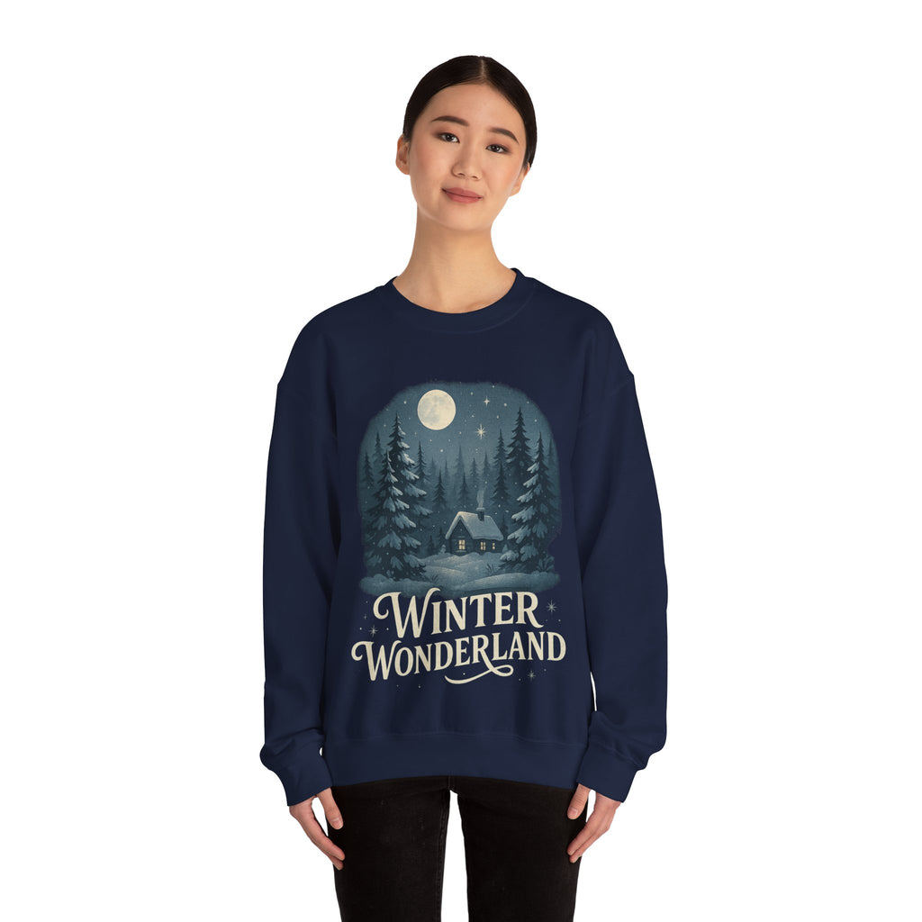 Winter Wonderland Sweatshirt, Cozy Winter Essentials, Holiday Gift, Christmas Sweater, Unisex Warm Crewneck