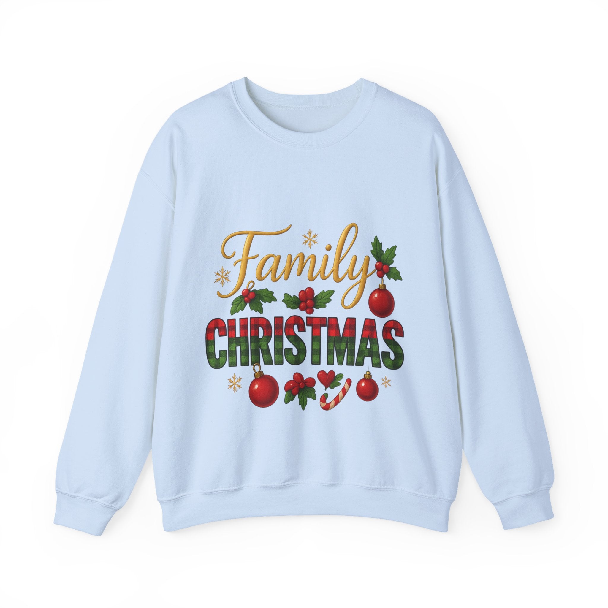 Family Christmas Crewneck Sweatshirt | Cozy Holiday Sweater, Family Gathering Gift, Matching Christmas Outfits, Winter Apparel, [...]