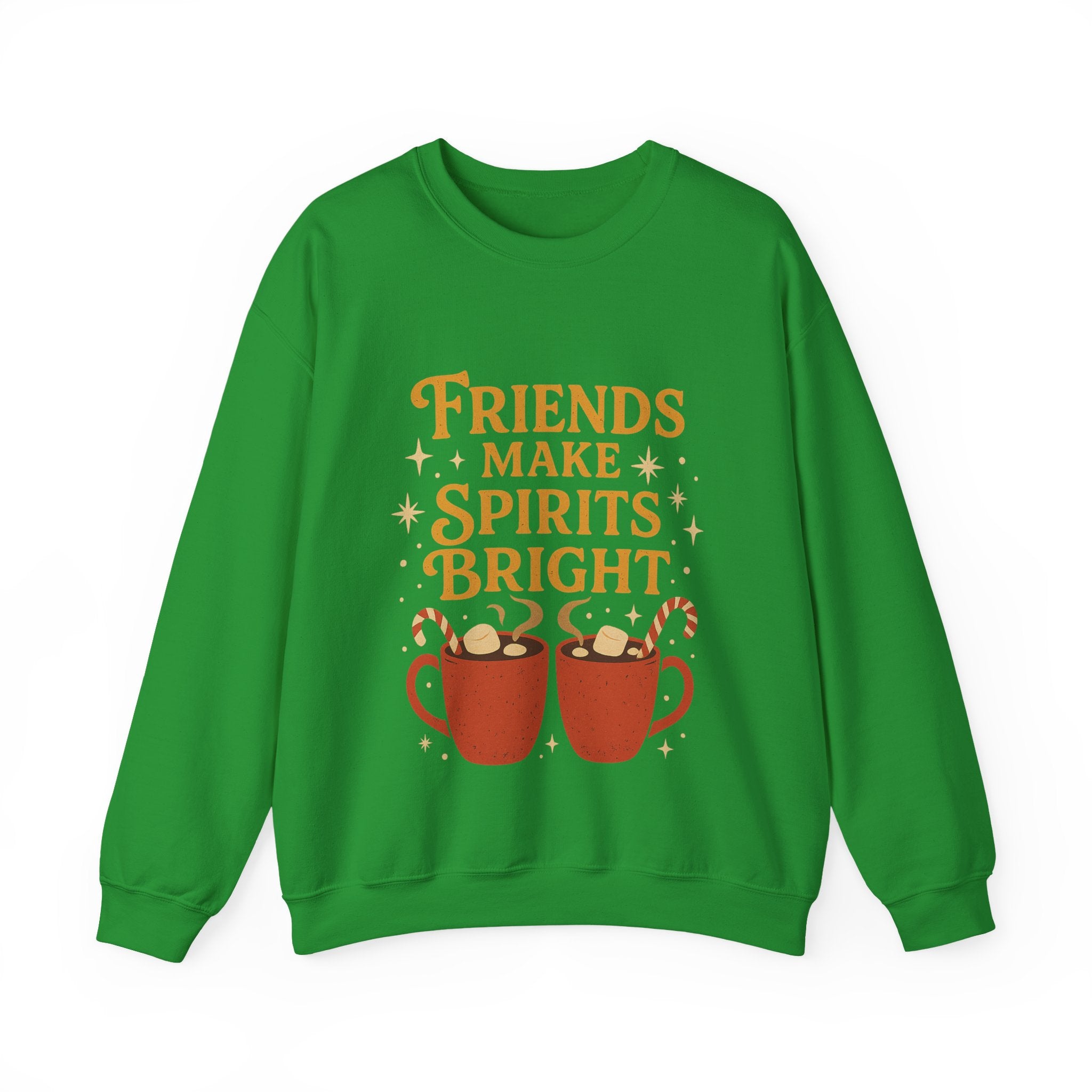 Cozy Friendship Sweatshirt, Unisex Crewneck, Holiday Gift, Comfortable Pullover, Warm Layer, Coffee Lovers Gift