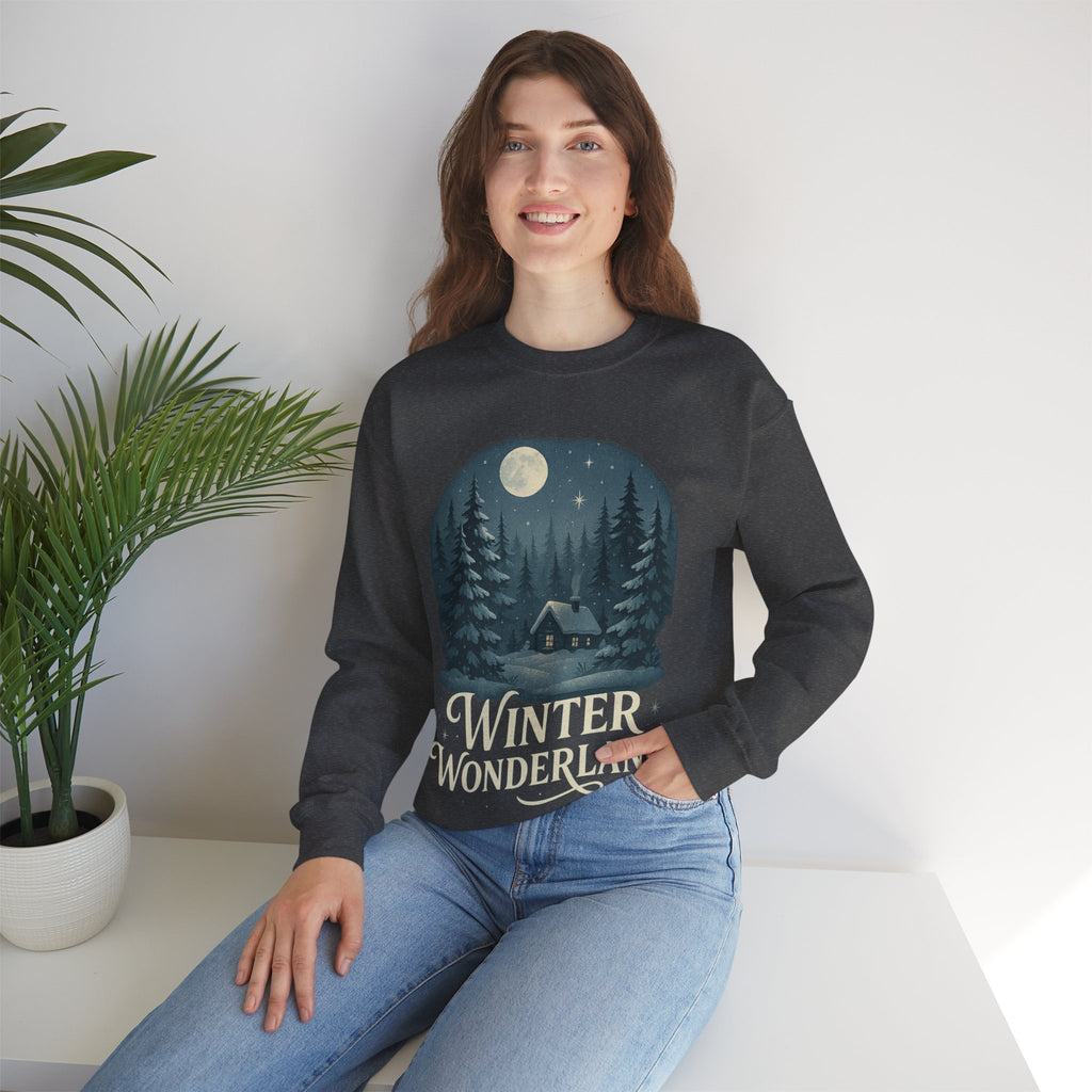 Winter Wonderland Sweatshirt, Cozy Winter Essentials, Holiday Gift, Christmas Sweater, Unisex Warm Crewneck