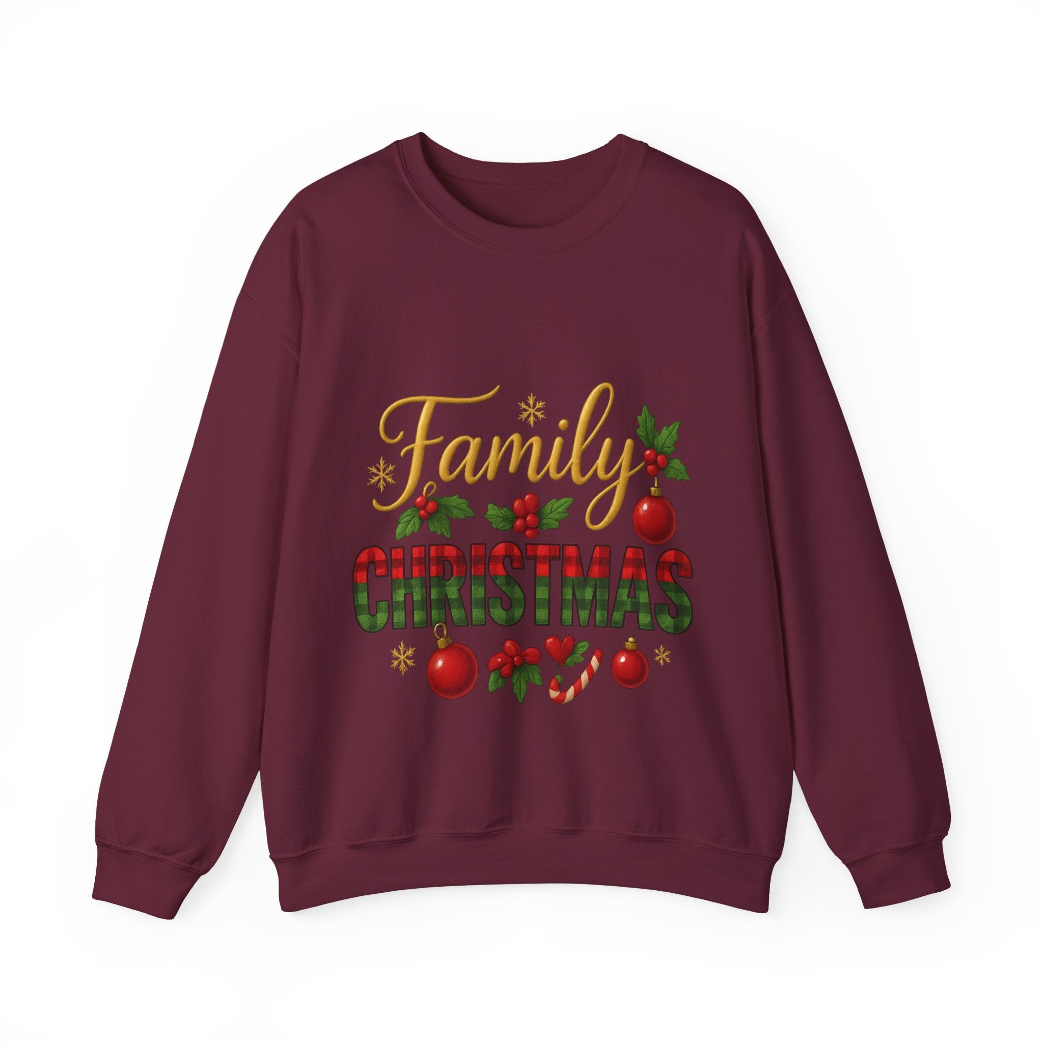 Family Christmas Crewneck Sweatshirt | Cozy Holiday Sweater, Family Gathering Gift, Matching Christmas Outfits, Winter Apparel, [...]