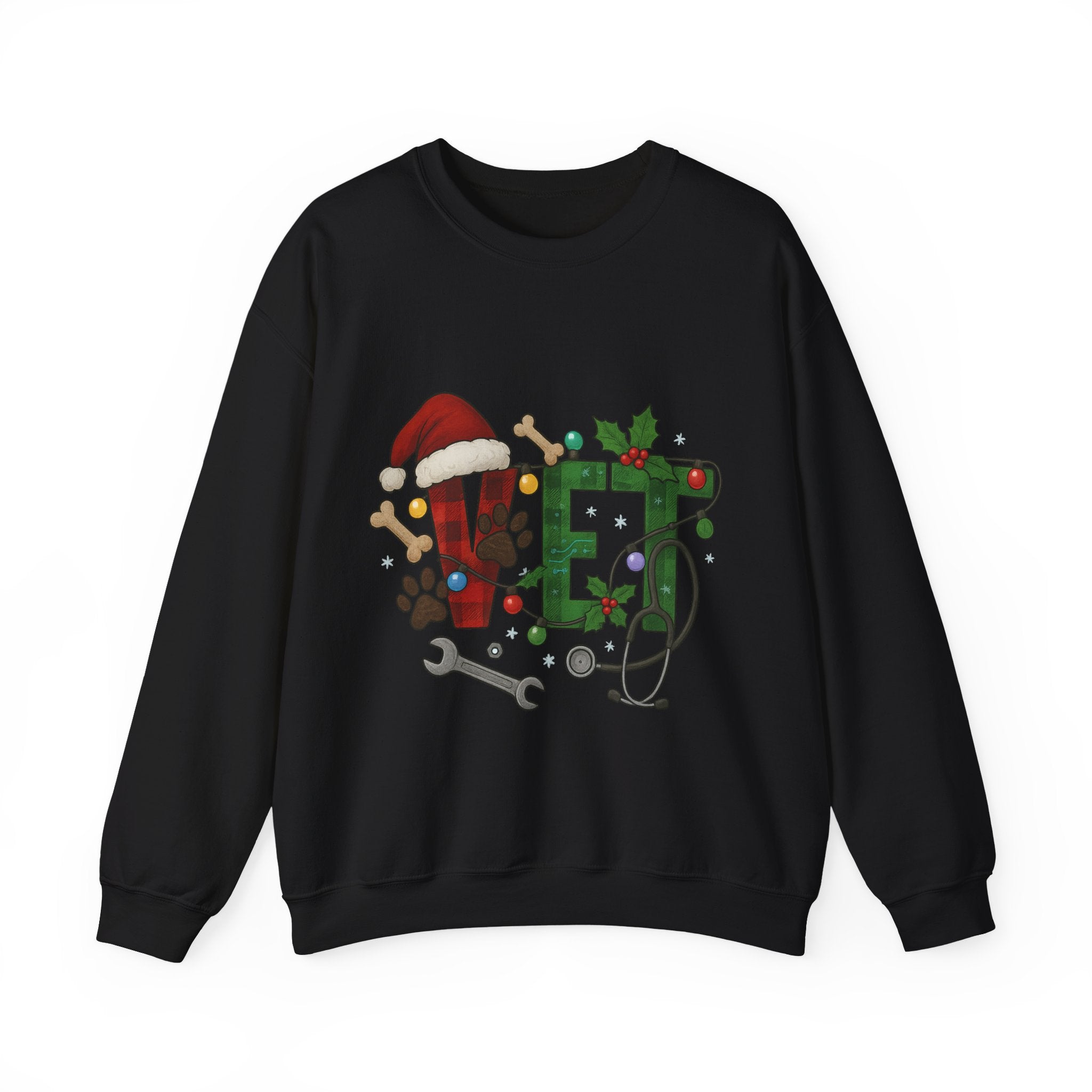 Holiday Vet Sweatshirt - Festive Veterinary Crewneck, Perfect for Animal Lovers, Christmas Gift, Cozy Winter Apparel, Pet Care