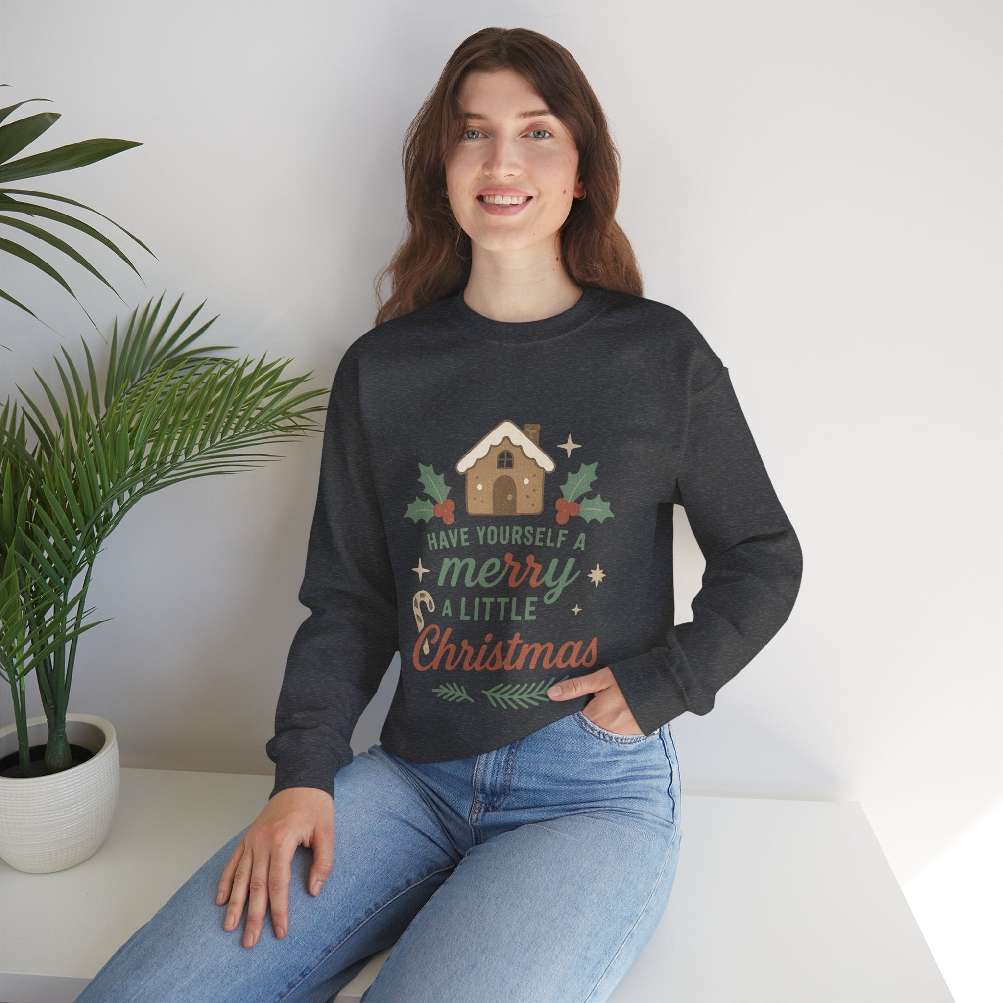 Christmas Crewneck Sweatshirt, Cozy Holiday Apparel, Gift for Him or Her, Merry Christmas Design, Festive Winter Style, Unisex Sweatshirt