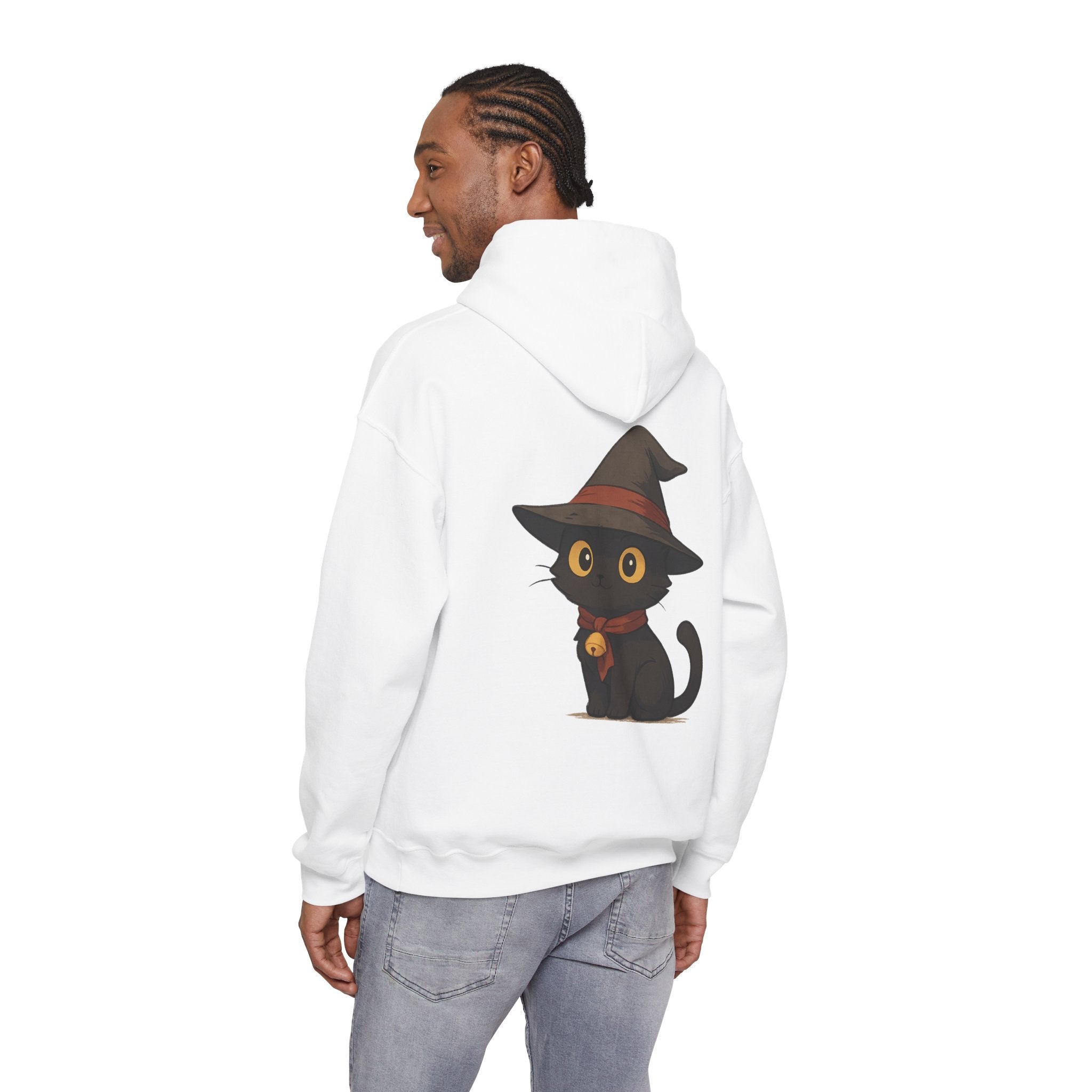 Cozy Cat-Themed Hoodie: Perfect for Halloween, Casual Wear, Cat Lovers, Gift Idea, Unisex Sweatshirt