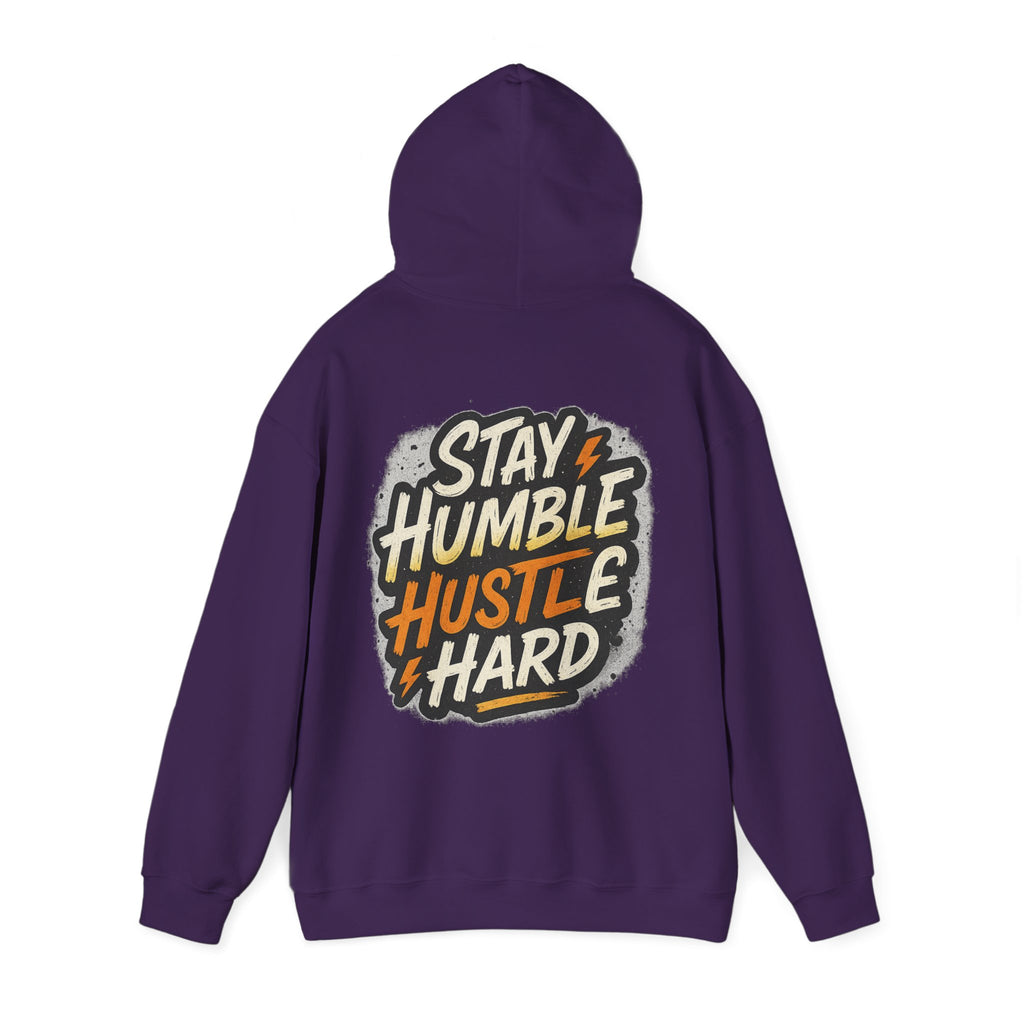 Stay Humble Hustle Hard Hoodie – Inspirational Unisex Sweatshirt, Motivational Apparel, Cozy Hoodie Gift for Students & Go-Getters