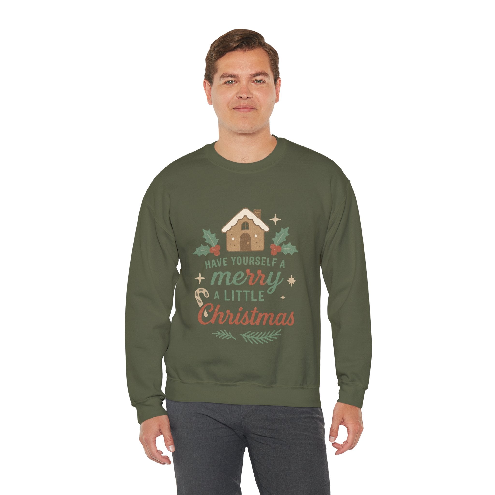 Christmas Crewneck Sweatshirt, Cozy Holiday Apparel, Gift for Him or Her, Merry Christmas Design, Festive Winter Style, Unisex Sweatshirt