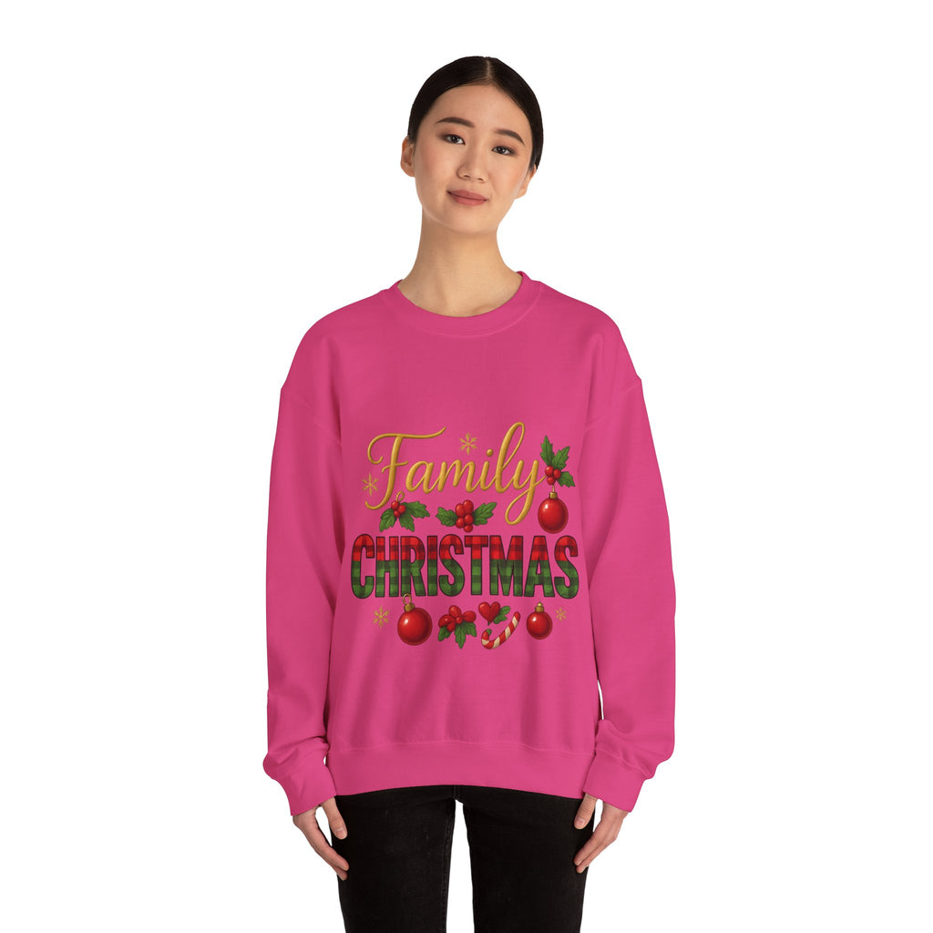 Family Christmas Crewneck Sweatshirt | Cozy Holiday Sweater, Family Gathering Gift, Matching Christmas Outfits, Winter Apparel, [...]
