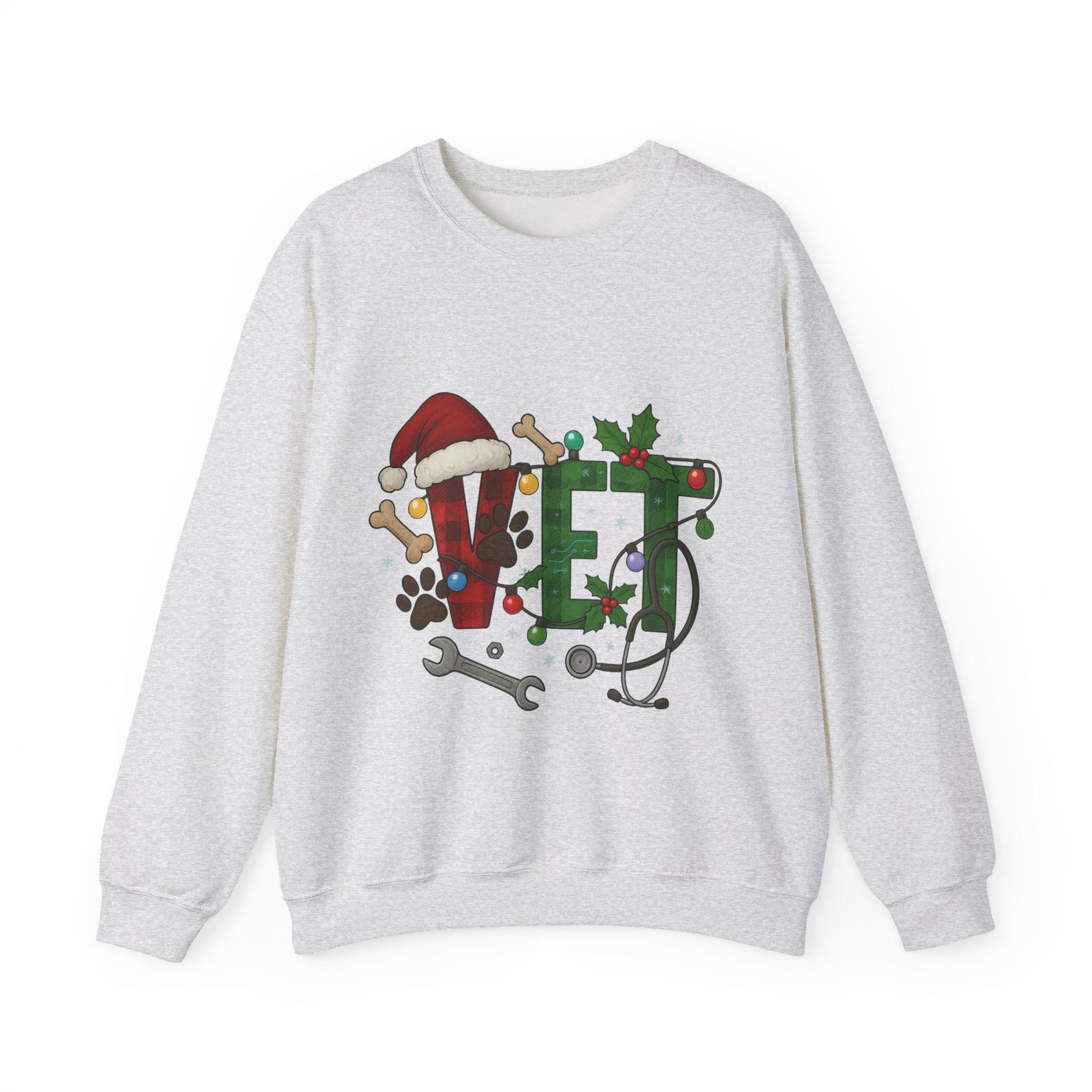 Holiday Vet Sweatshirt - Festive Veterinary Crewneck, Perfect for Animal Lovers, Christmas Gift, Cozy Winter Apparel, Pet Care