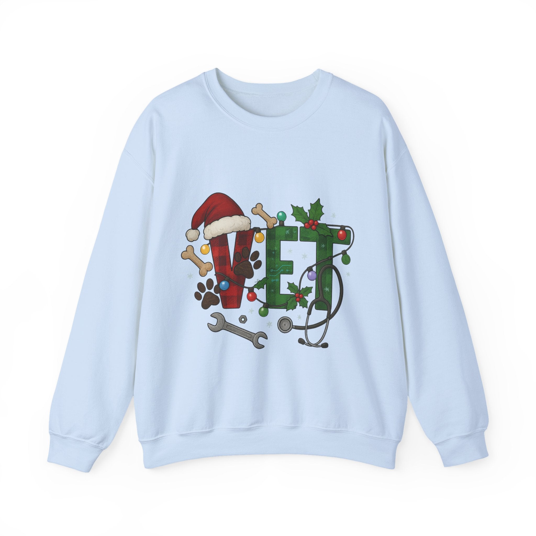 Holiday Vet Sweatshirt - Festive Veterinary Crewneck, Perfect for Animal Lovers, Christmas Gift, Cozy Winter Apparel, Pet Care