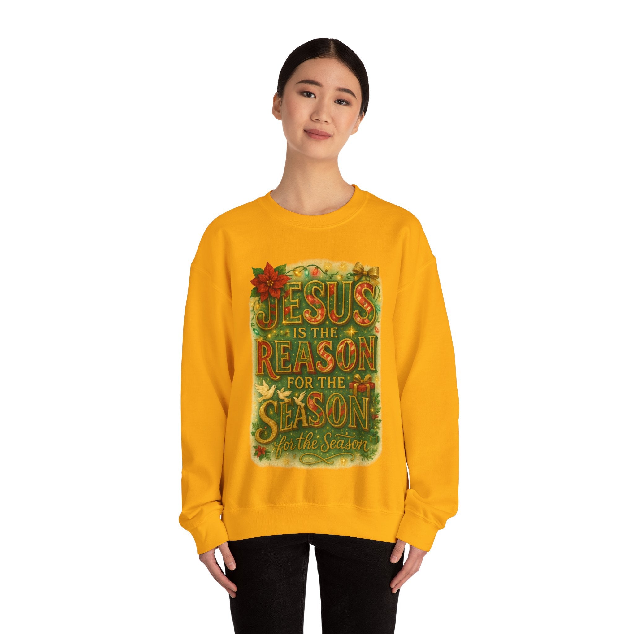 Unisex Heavy Blend™ Crewneck Sweatshirt – Soft, Durable & Print-Friendly | Everyday Comfort | Sustainable Cotton Blend