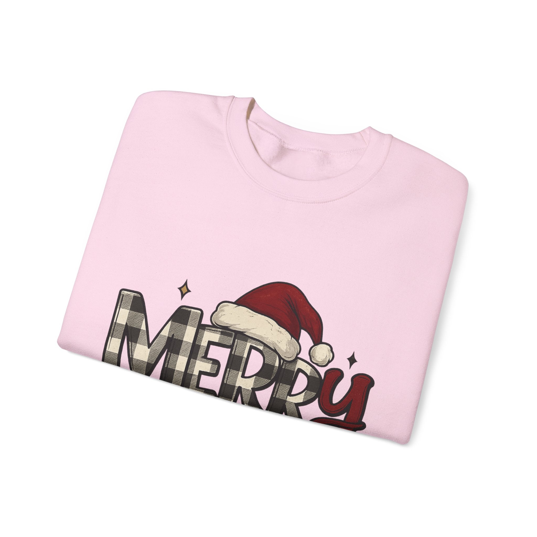 Merry Christmas Crewneck Sweatshirt, Holiday Apparel, Unisex Sweatshirt, Cozy Christmas Gift, Winter Fashion, Festive Wear