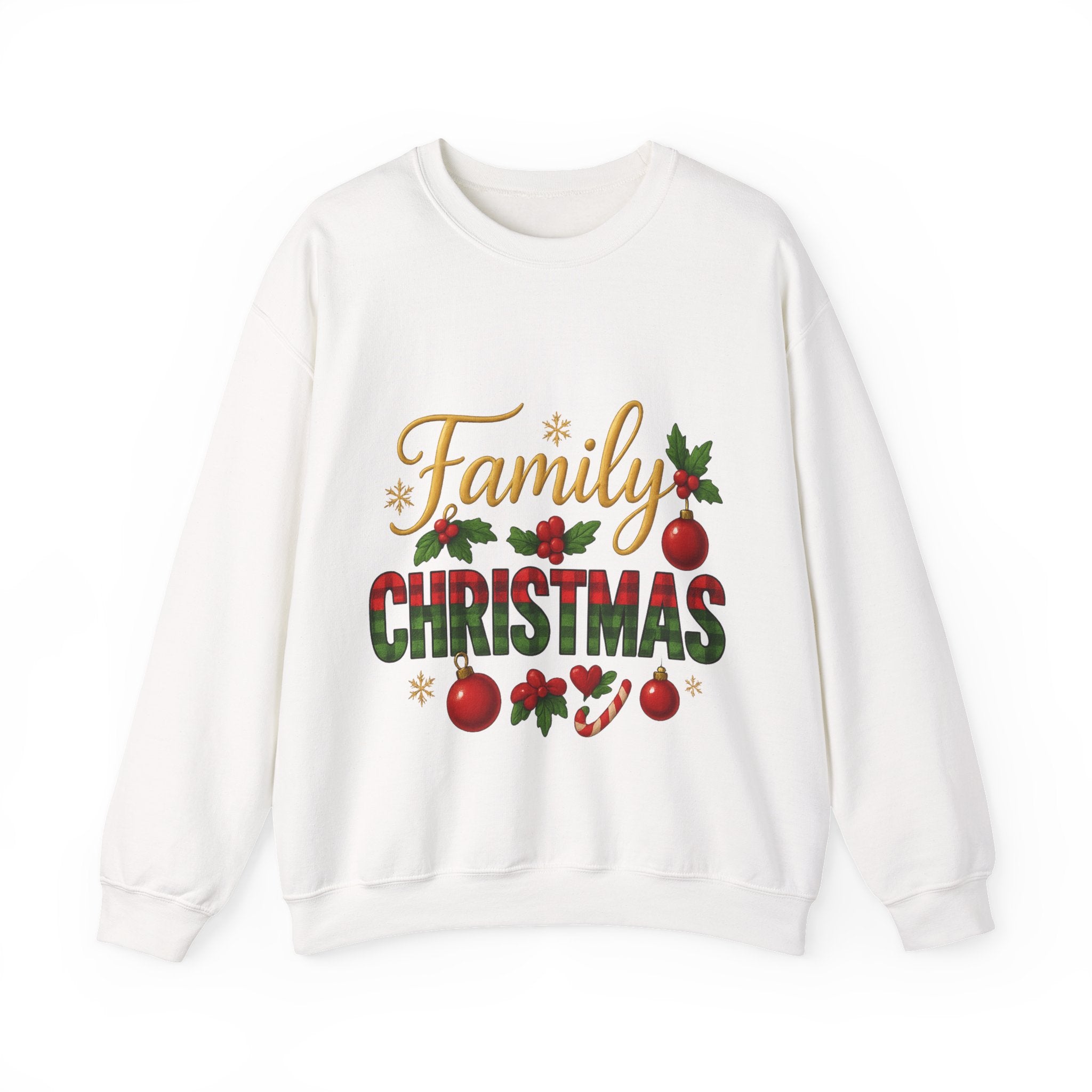 Family Christmas Crewneck Sweatshirt | Cozy Holiday Sweater, Family Gathering Gift, Matching Christmas Outfits, Winter Apparel, [...]