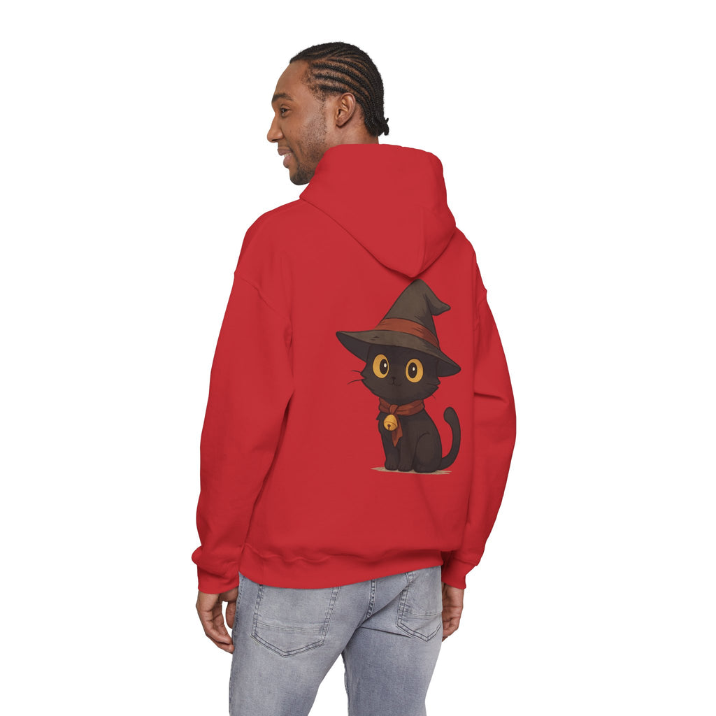 Cozy Cat-Themed Hoodie: Perfect for Halloween, Casual Wear, Cat Lovers, Gift Idea, Unisex Sweatshirt