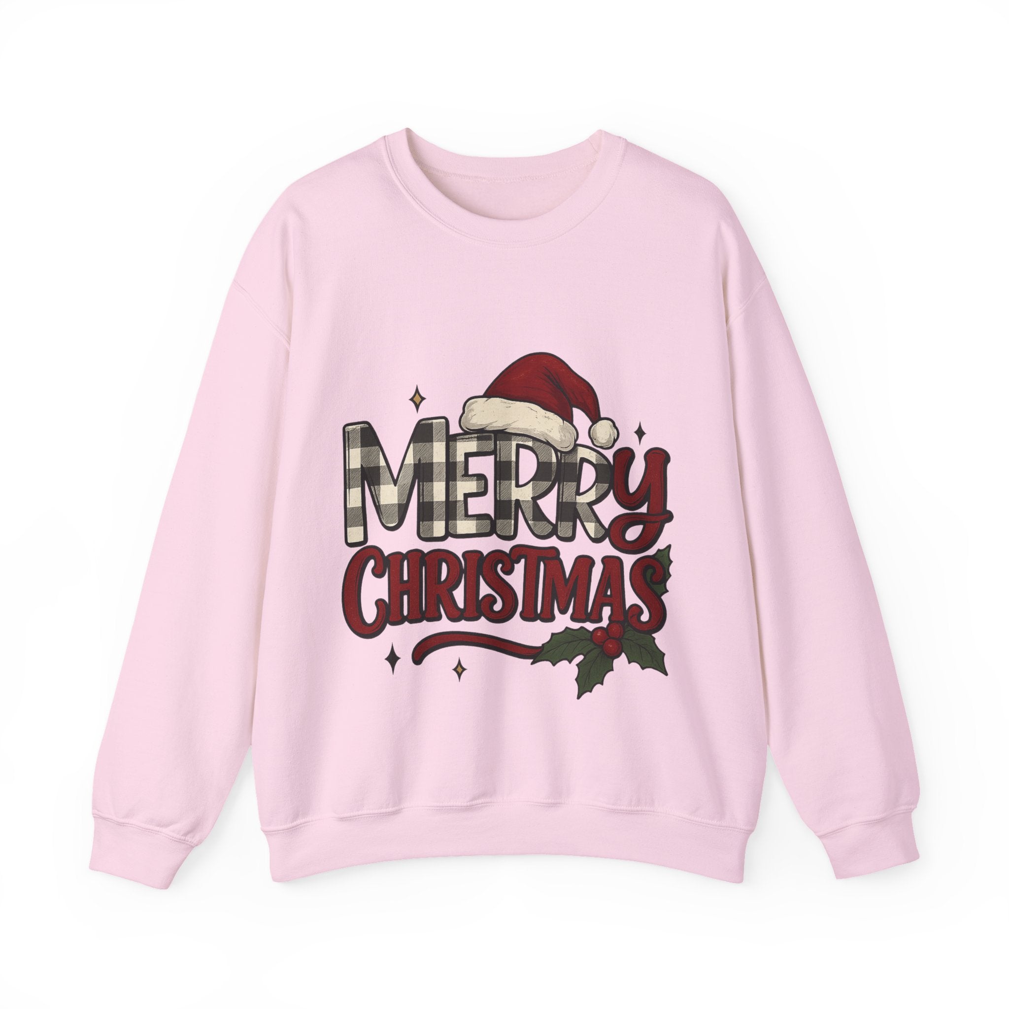 Merry Christmas Crewneck Sweatshirt, Holiday Apparel, Unisex Sweatshirt, Cozy Christmas Gift, Winter Fashion, Festive Wear