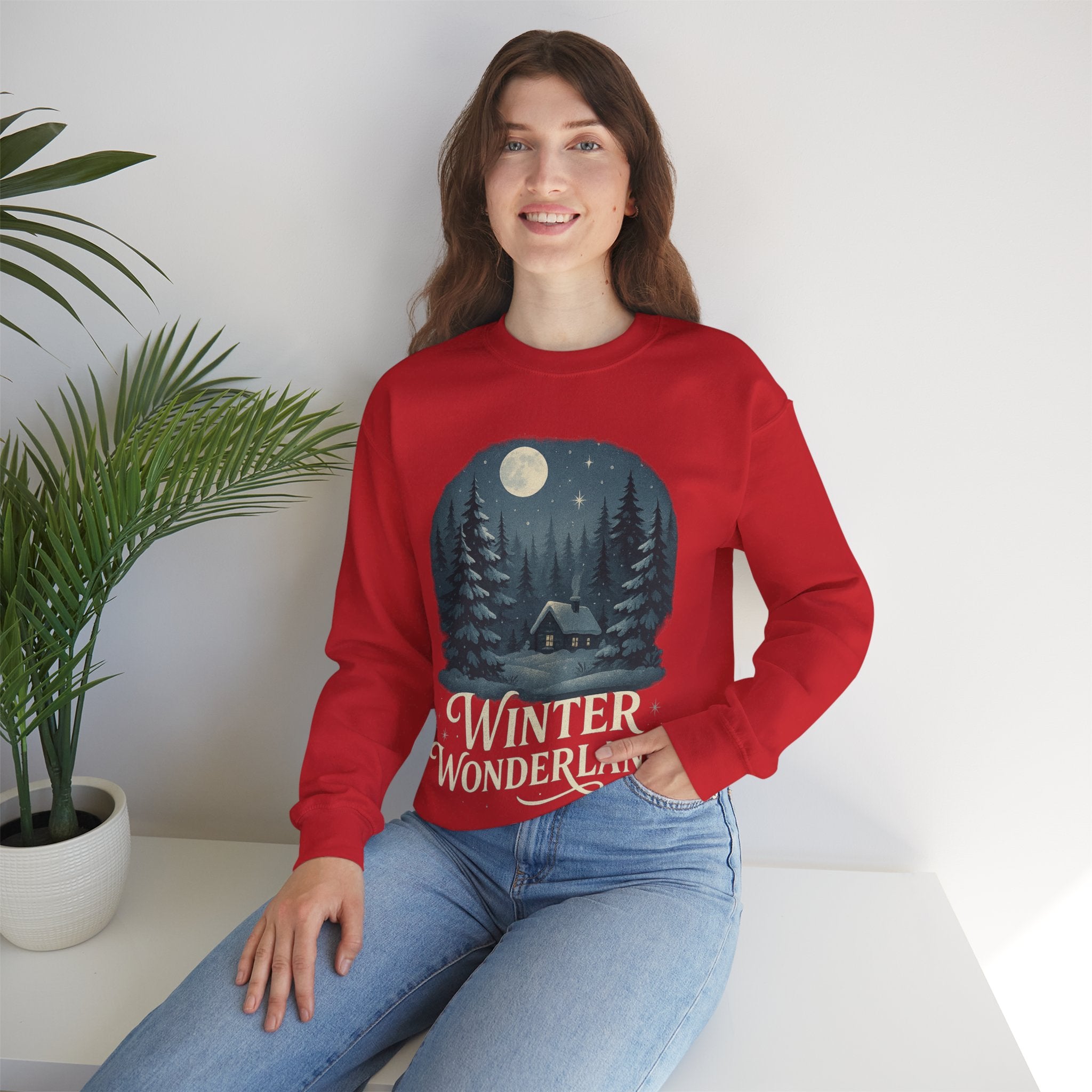 Winter Wonderland Sweatshirt, Cozy Winter Essentials, Holiday Gift, Christmas Sweater, Unisex Warm Crewneck
