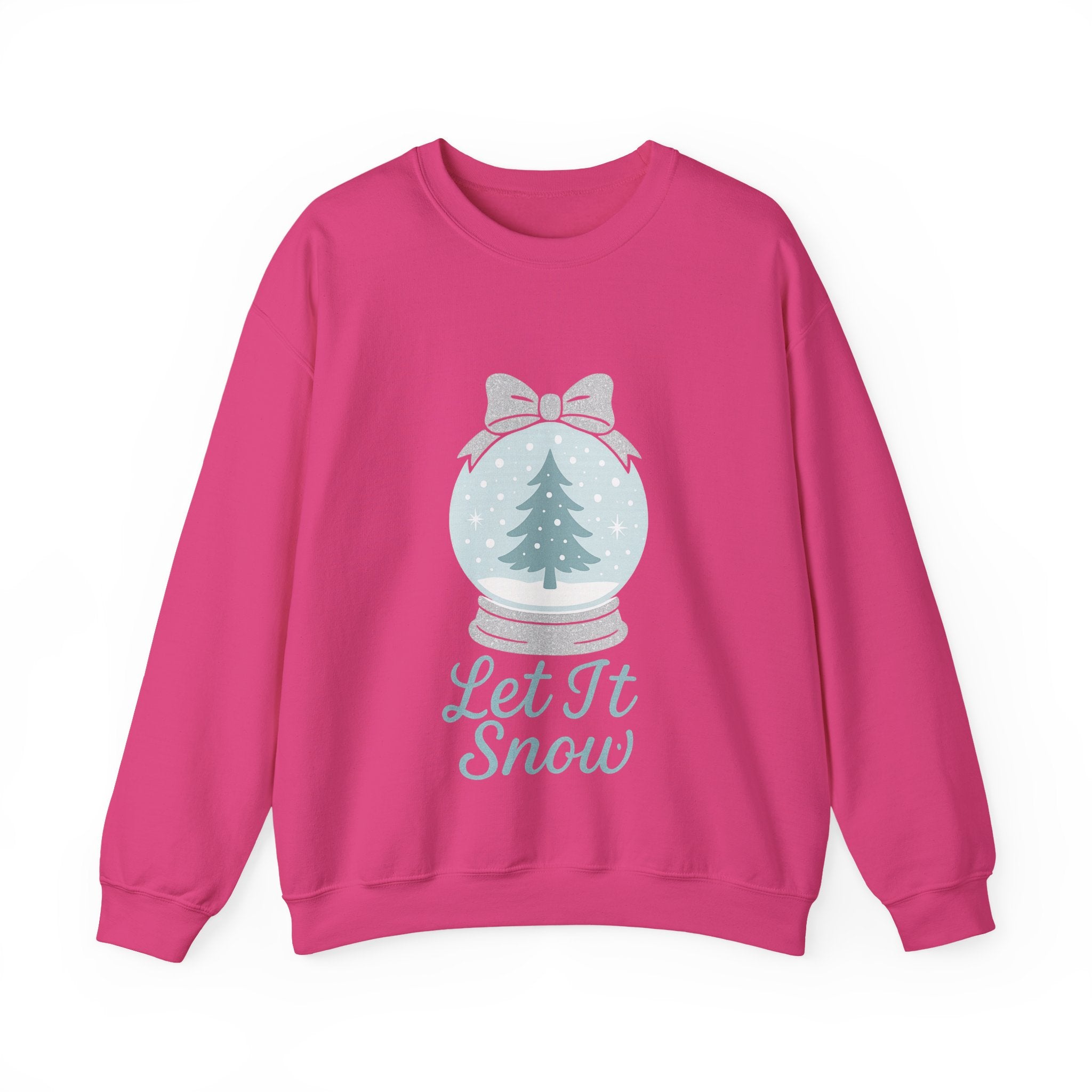 Let It Snow Sweatshirt, Cozy Holiday Crewneck, Unisex Christmas Sweater, Winter Gift, Festive Apparel