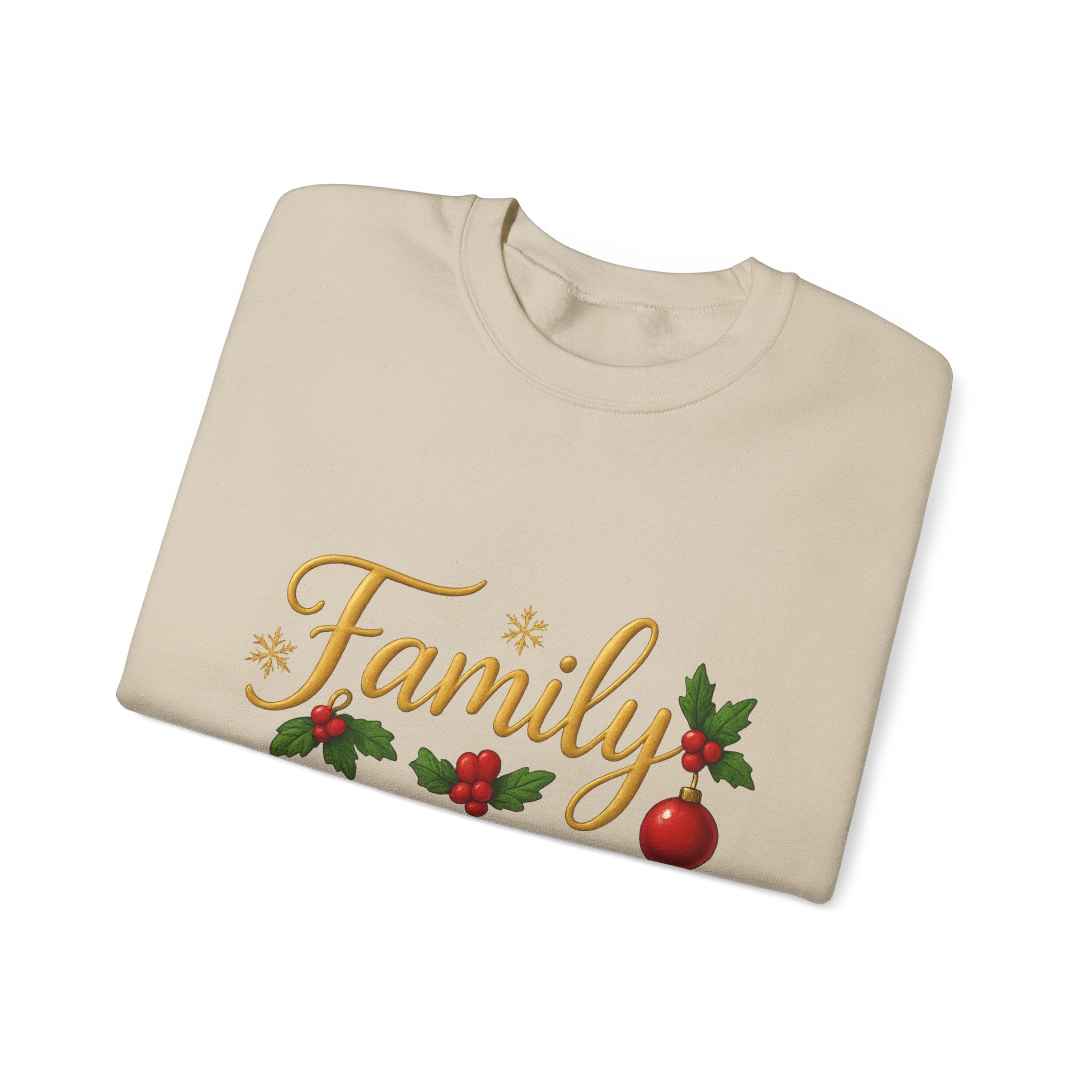 Family Christmas Crewneck Sweatshirt | Cozy Holiday Sweater, Family Gathering Gift, Matching Christmas Outfits, Winter Apparel, [...]