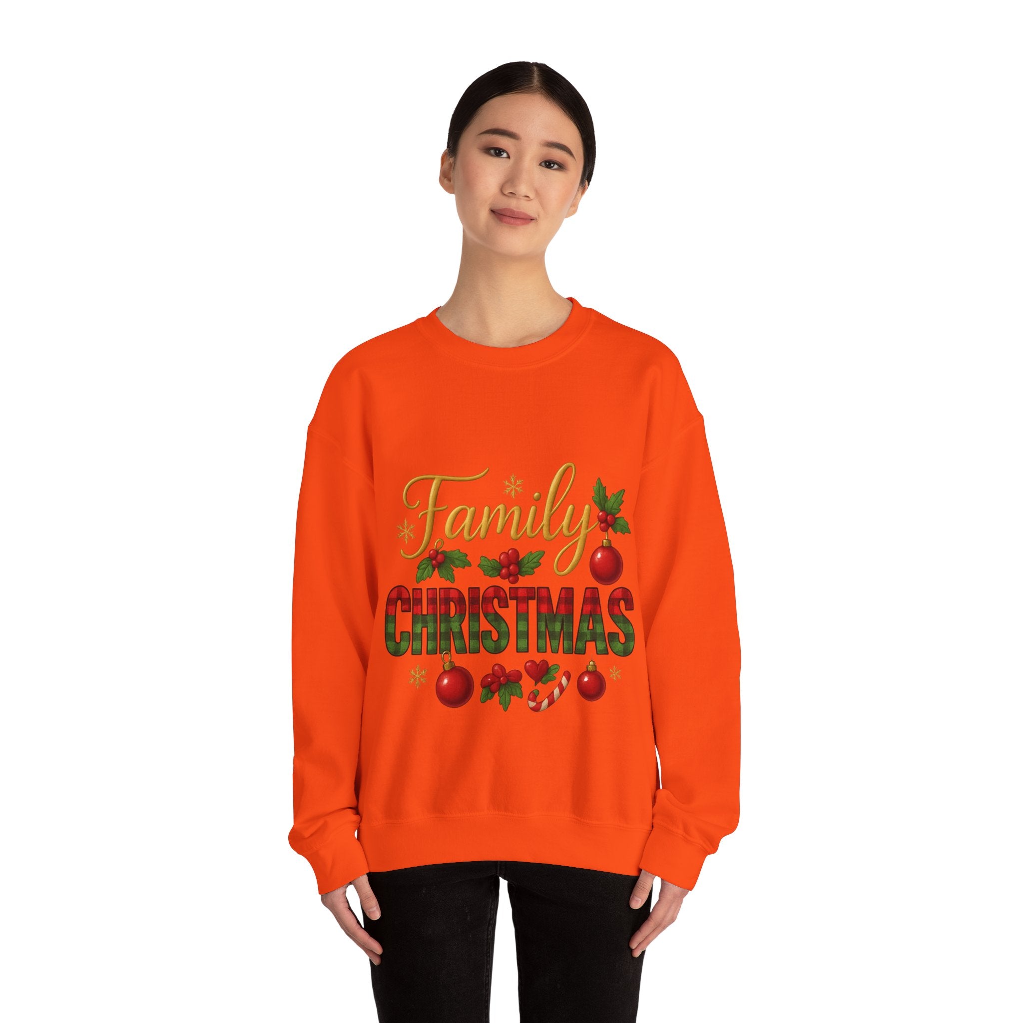 Family Christmas Crewneck Sweatshirt | Cozy Holiday Sweater, Family Gathering Gift, Matching Christmas Outfits, Winter Apparel, [...]