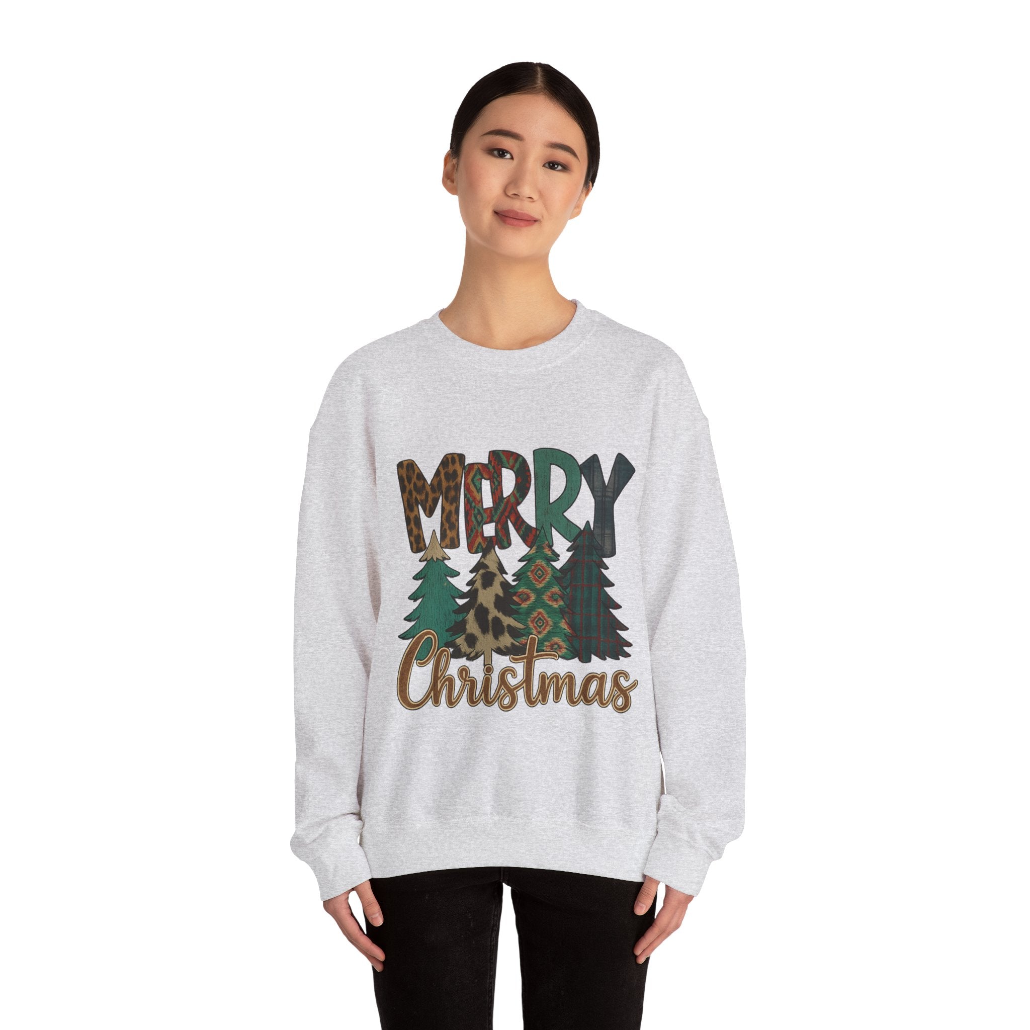 Cozy Christmas Sweatshirt, Unisex Holiday Crewneck, Merry Christmas Apparel, Winter Cozy Wear, Festive Gift Idea