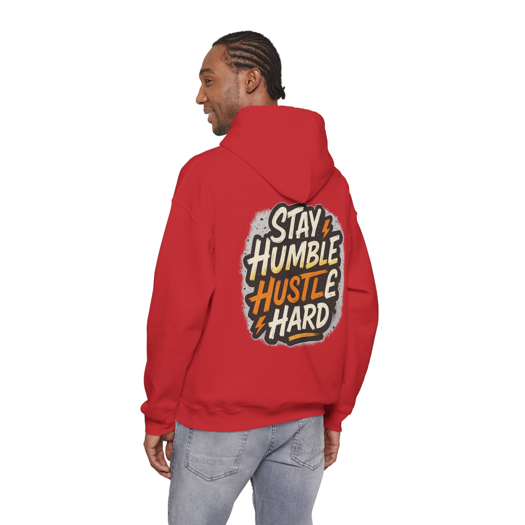 Stay Humble Hustle Hard Hoodie – Inspirational Unisex Sweatshirt, Motivational Apparel, Cozy Hoodie Gift for Students & Go-Getters