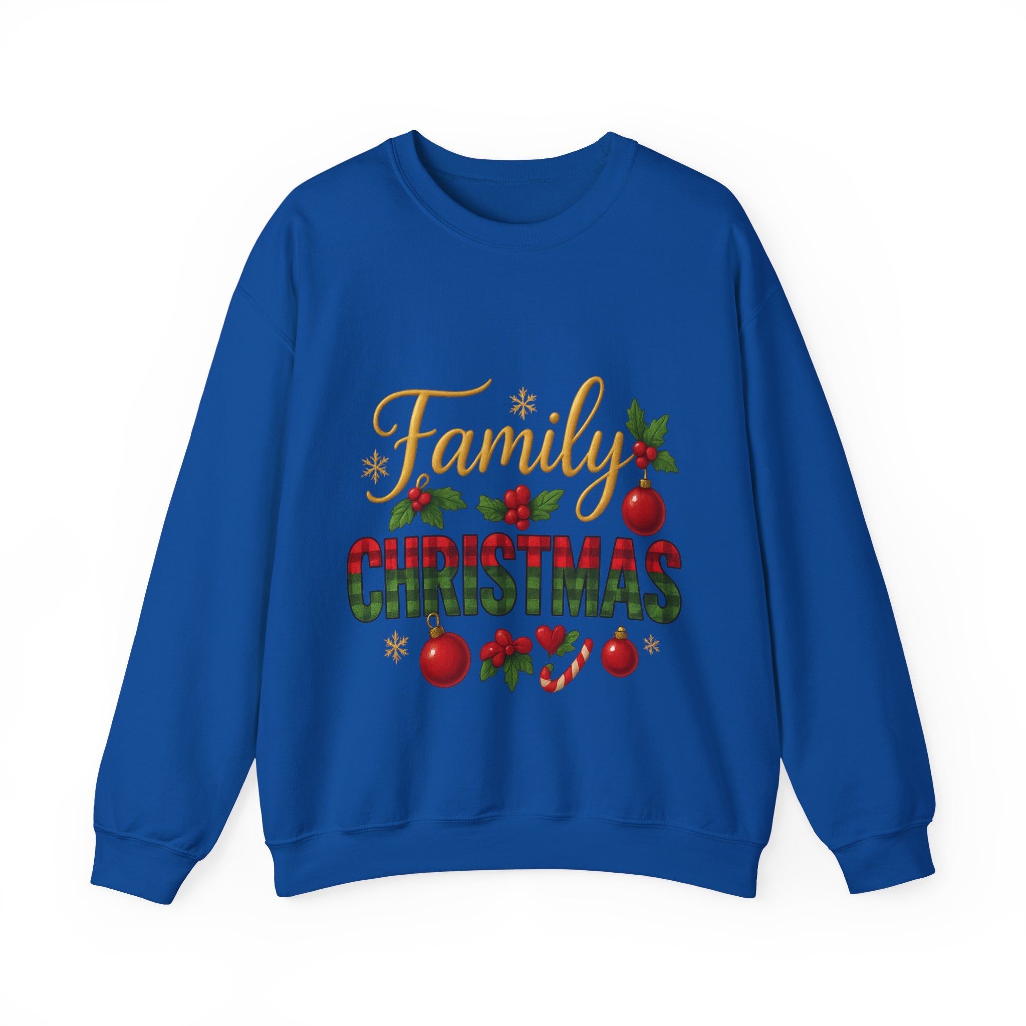 Family Christmas Crewneck Sweatshirt | Cozy Holiday Sweater, Family Gathering Gift, Matching Christmas Outfits, Winter Apparel, [...]