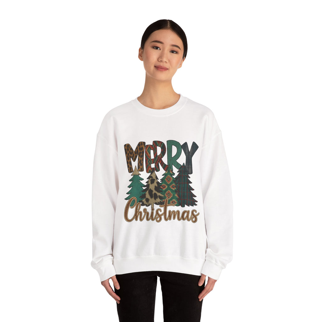 Cozy Christmas Sweatshirt, Unisex Holiday Crewneck, Merry Christmas Apparel, Winter Cozy Wear, Festive Gift Idea