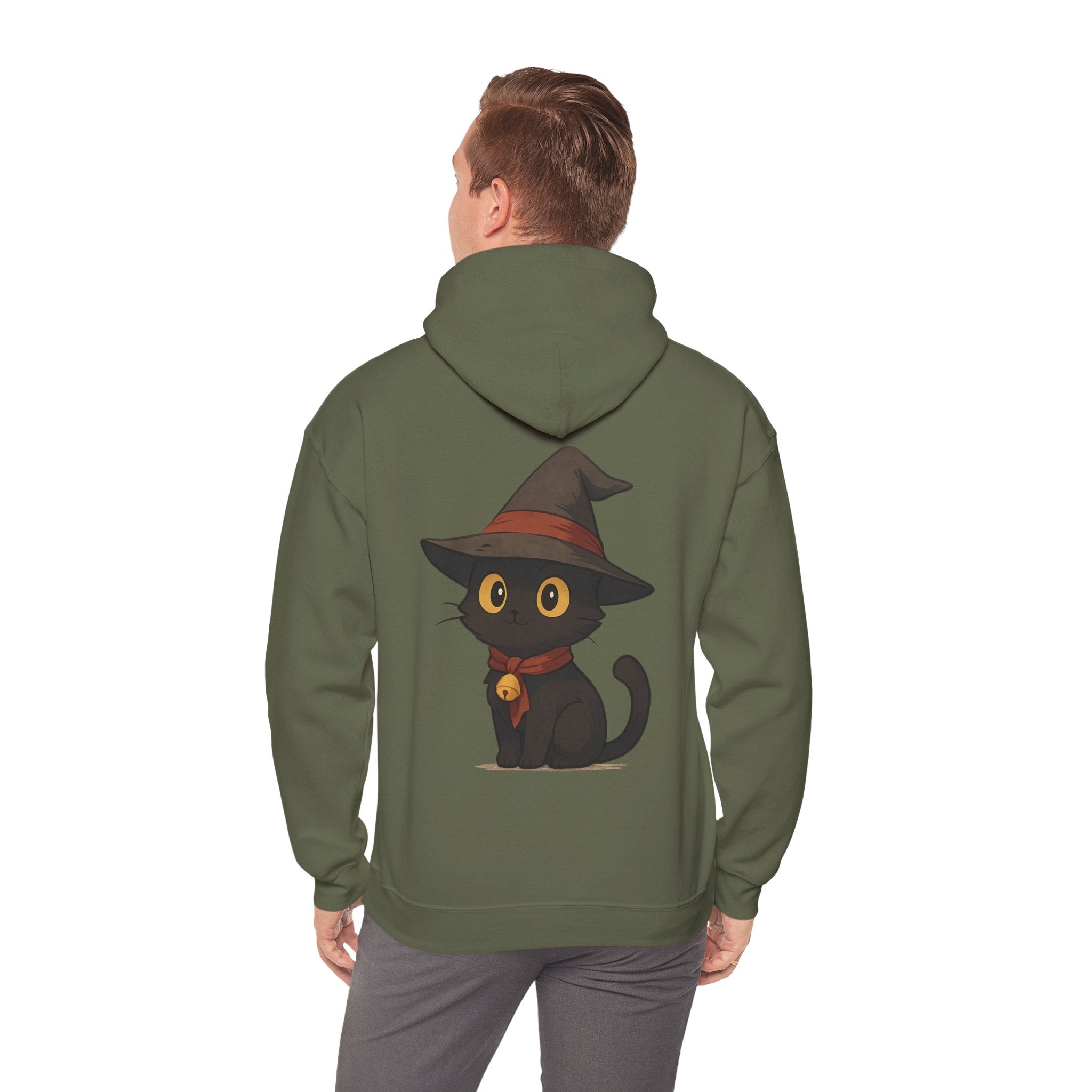 Cozy Cat-Themed Hoodie: Perfect for Halloween, Casual Wear, Cat Lovers, Gift Idea, Unisex Sweatshirt
