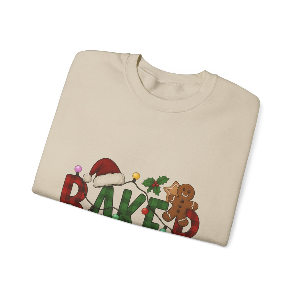 Cozy Baker Sweatshirt, Holiday Baking Gift, Unisex Sweater, Christmas Apparel, Gift for Bakers, Cute Baking Crewneck