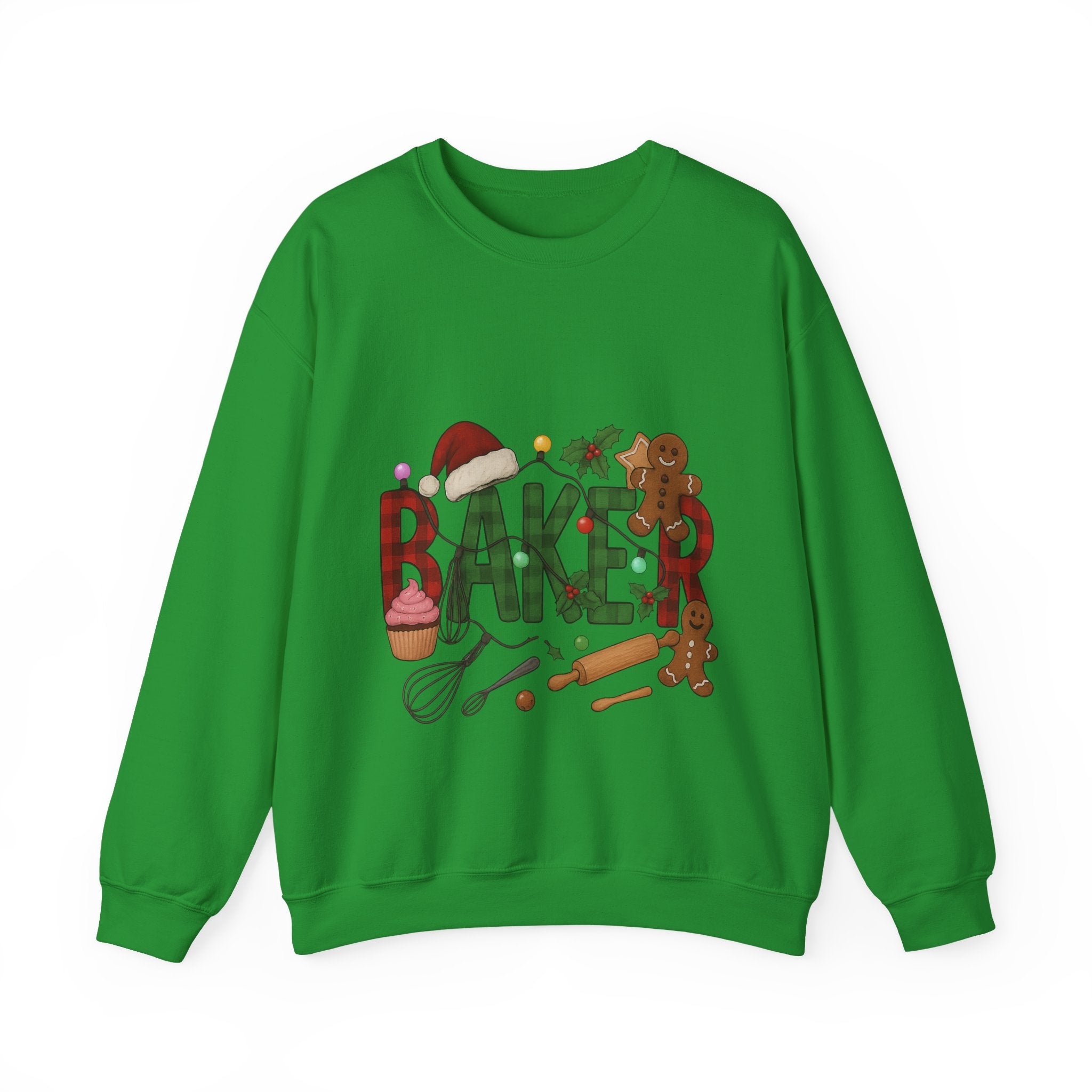 Cozy Baker Sweatshirt, Holiday Baking Gift, Unisex Sweater, Christmas Apparel, Gift for Bakers, Cute Baking Crewneck