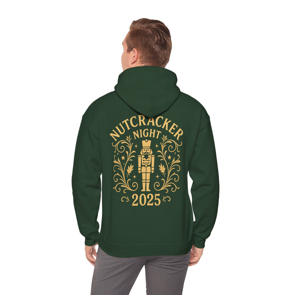 Nutcracker Night Unisex Hoodie - Festive Holiday Sweatshirt, Christmas Gift, Winter Apparel, Cozy Layer, Nutcracker Collectible