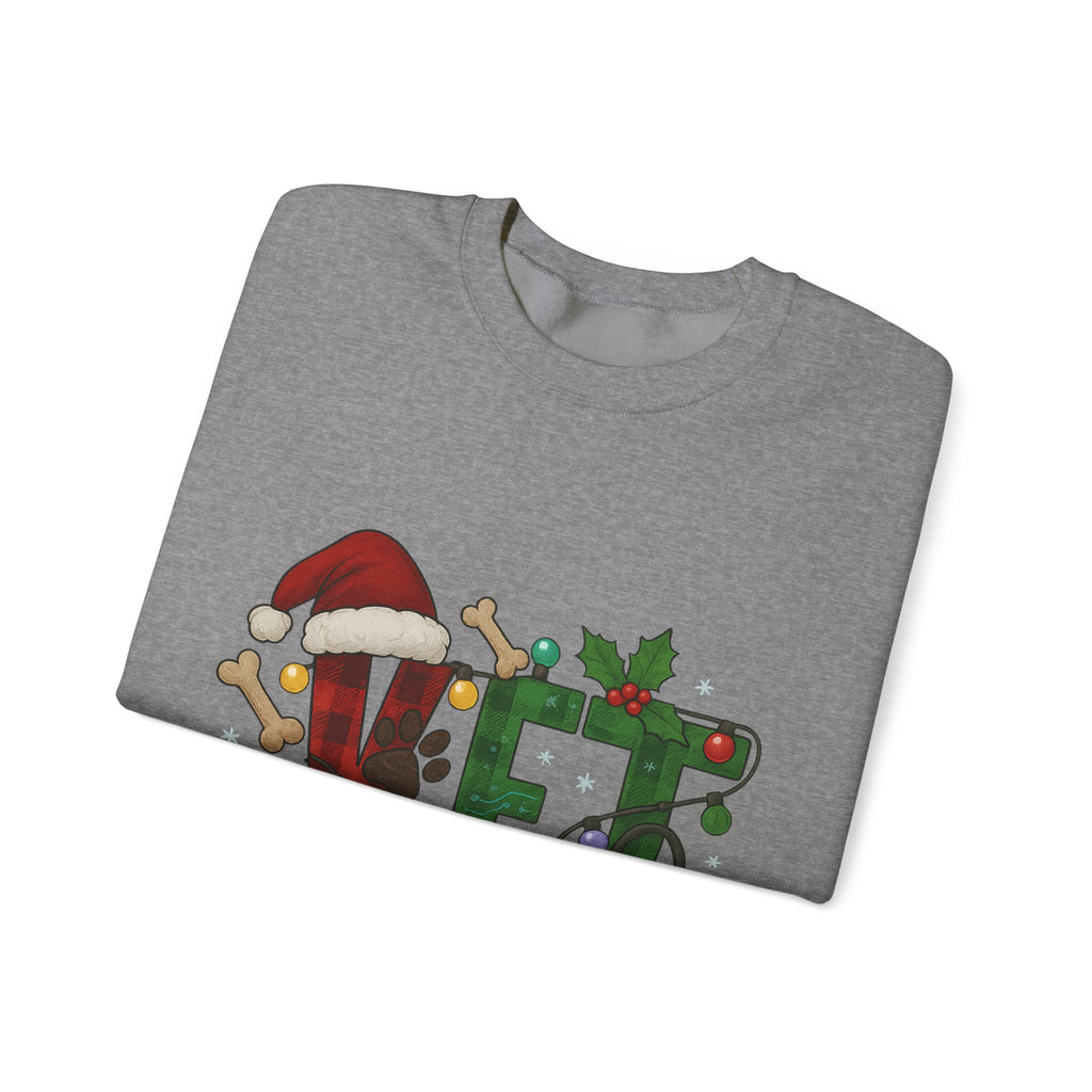 Holiday Vet Sweatshirt - Festive Veterinary Crewneck, Perfect for Animal Lovers, Christmas Gift, Cozy Winter Apparel, Pet Care