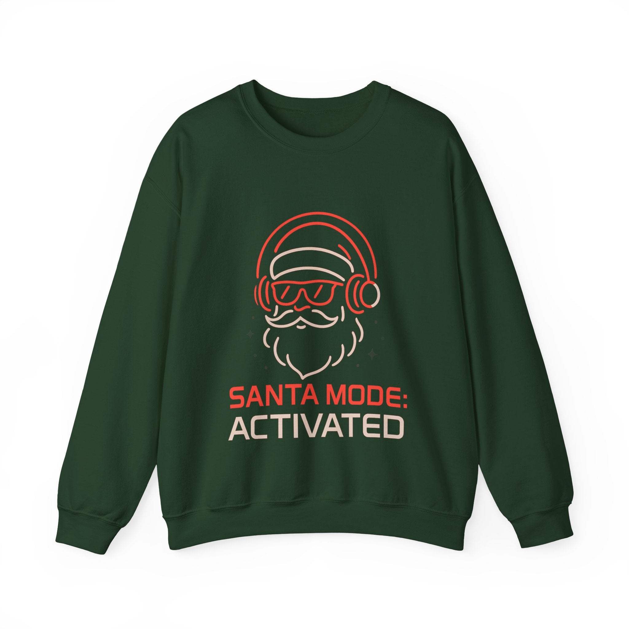 Santa Mode Activated Sweatshirt – Cozy Holiday Crewneck, Unisex Christmas Pullover, Funny Winter Gift for Friends & Family