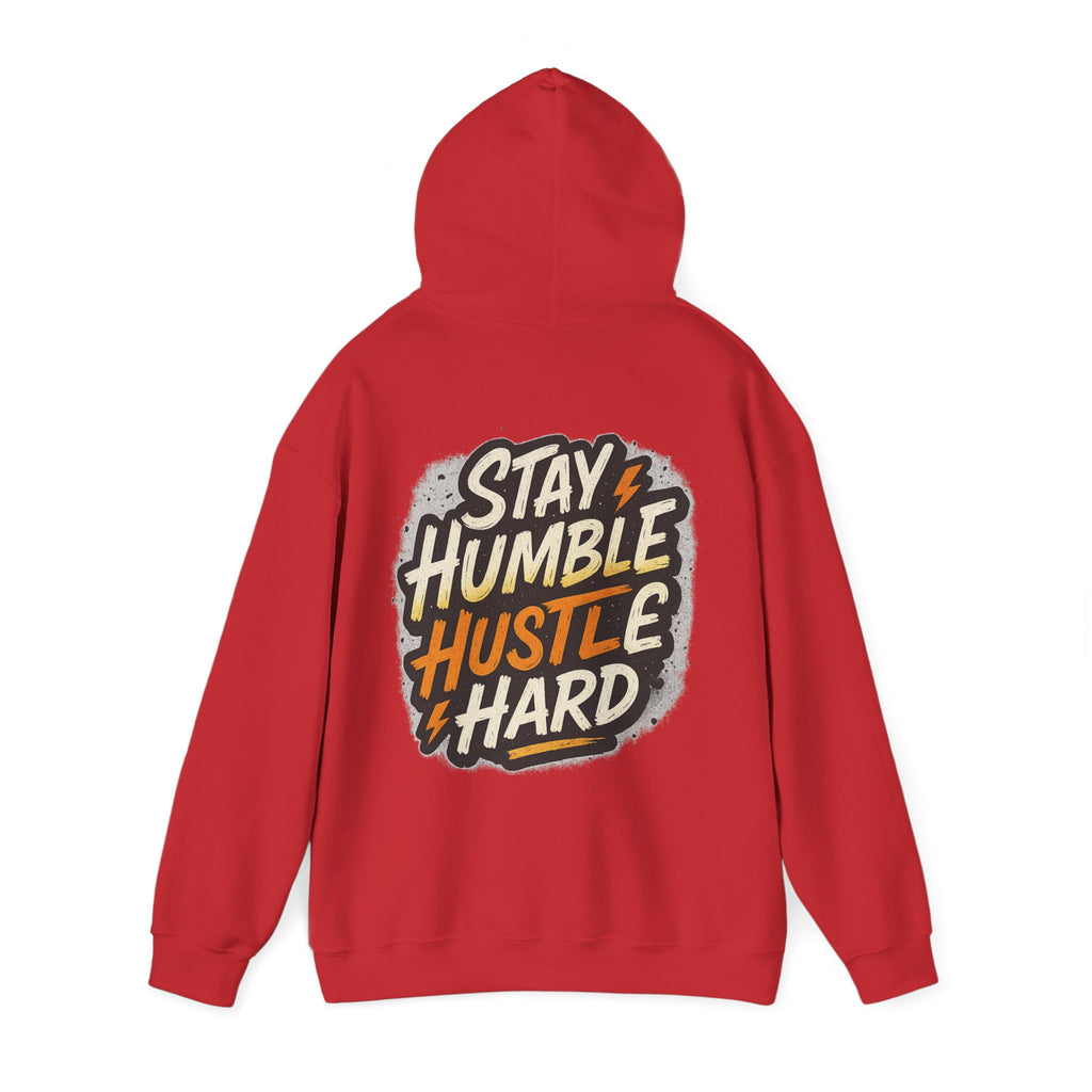 Stay Humble Hustle Hard Hoodie – Inspirational Unisex Sweatshirt, Motivational Apparel, Cozy Hoodie Gift for Students & Go-Getters